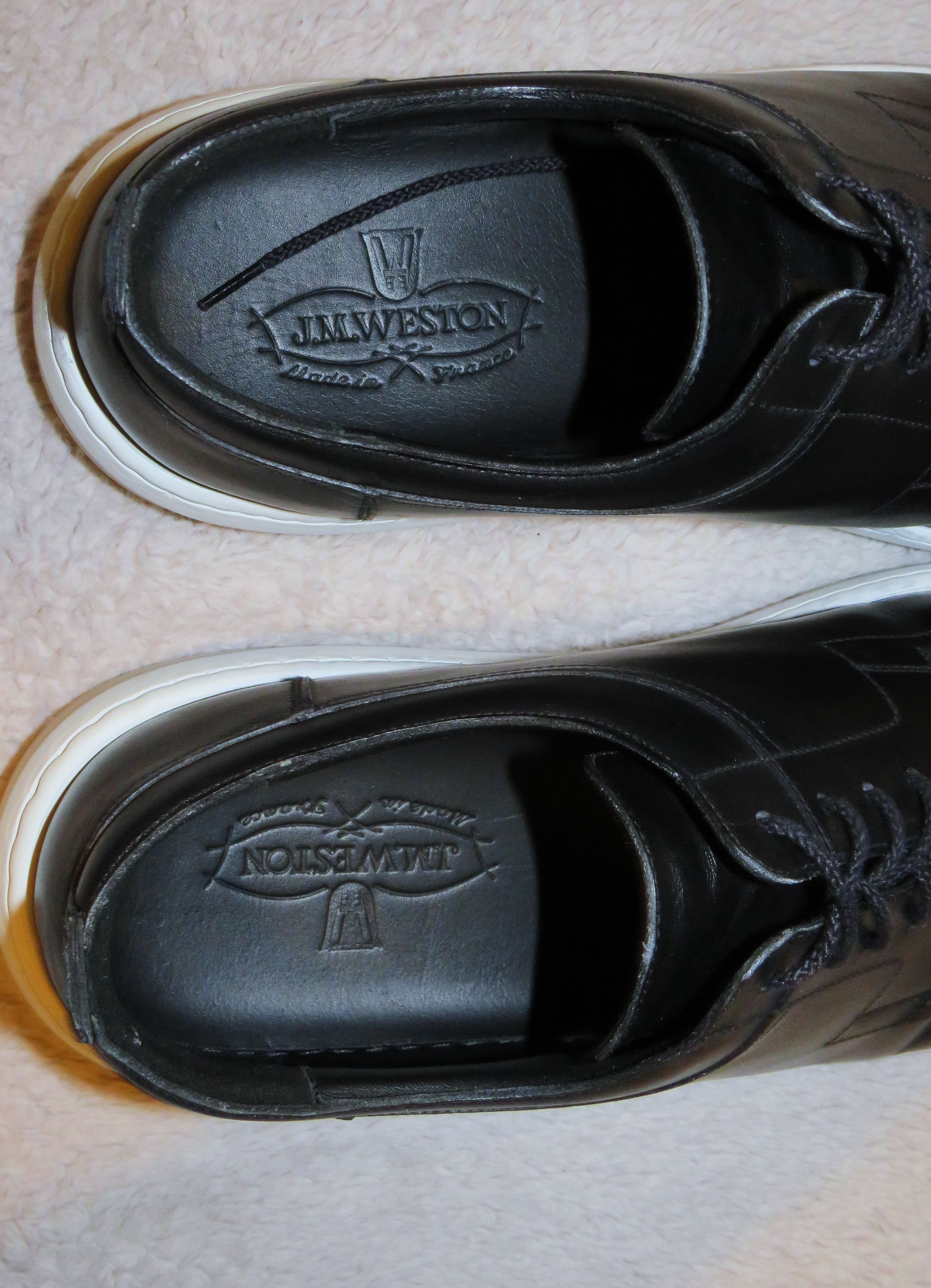 J.M. Weston Black Calf Leather On the Hunt Dress Sneaker 11 Size US 11 / EU 44 - 10 Thumbnail