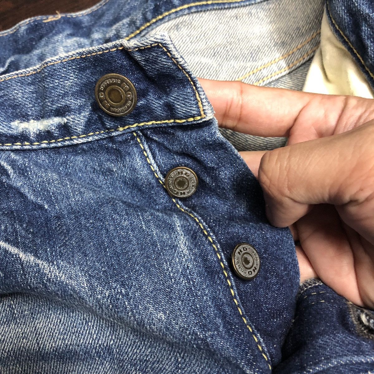 Hysteric Glamour × Japanese Brand Hyster Glamour Selvedge Pants Size US 32 / EU 48 - 8 Thumbnail