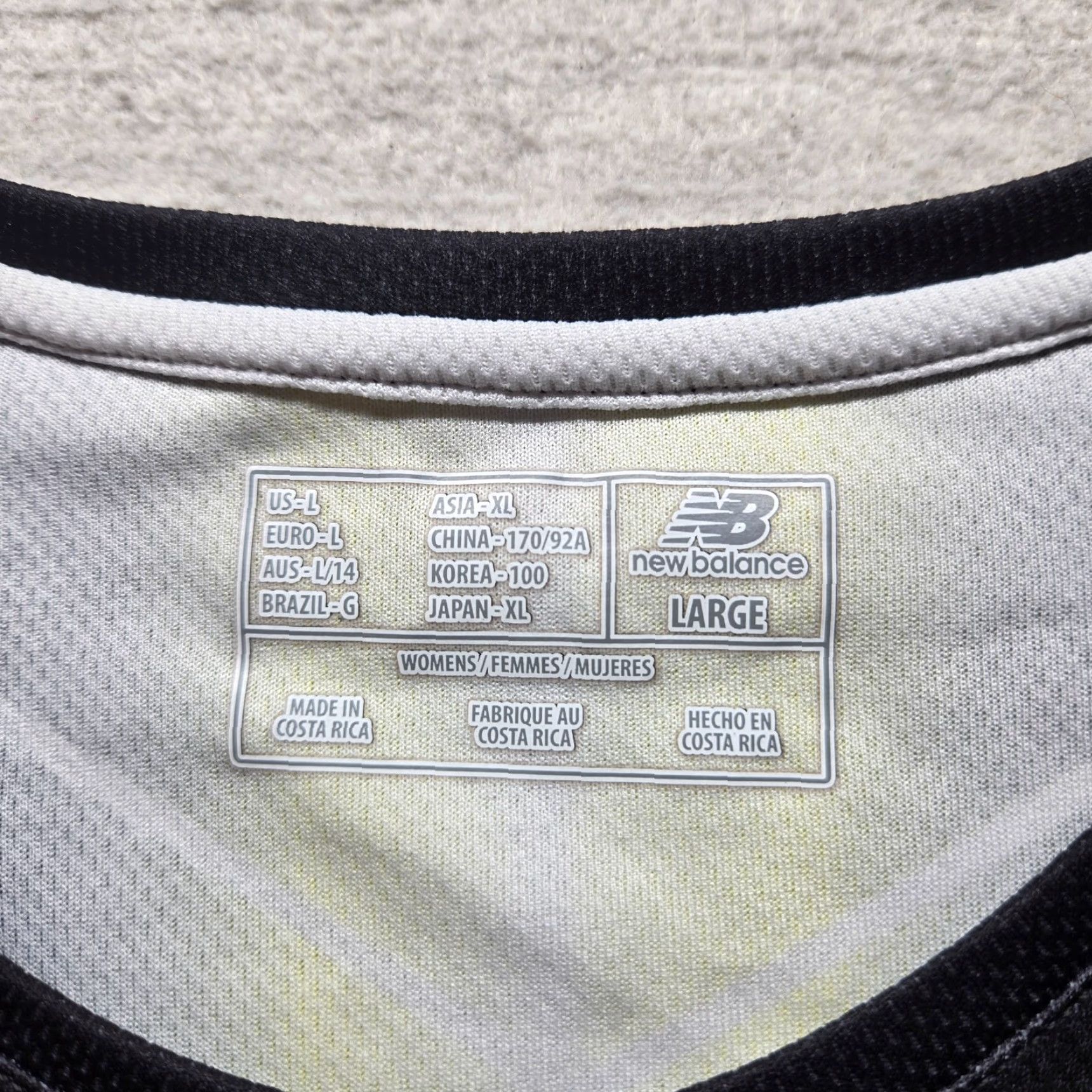 New Balance New Balance Shirt Womens L Black Activewear Adult Large Virginia 90s? Size L / US 10 / IT 46 - 3 Thumbnail