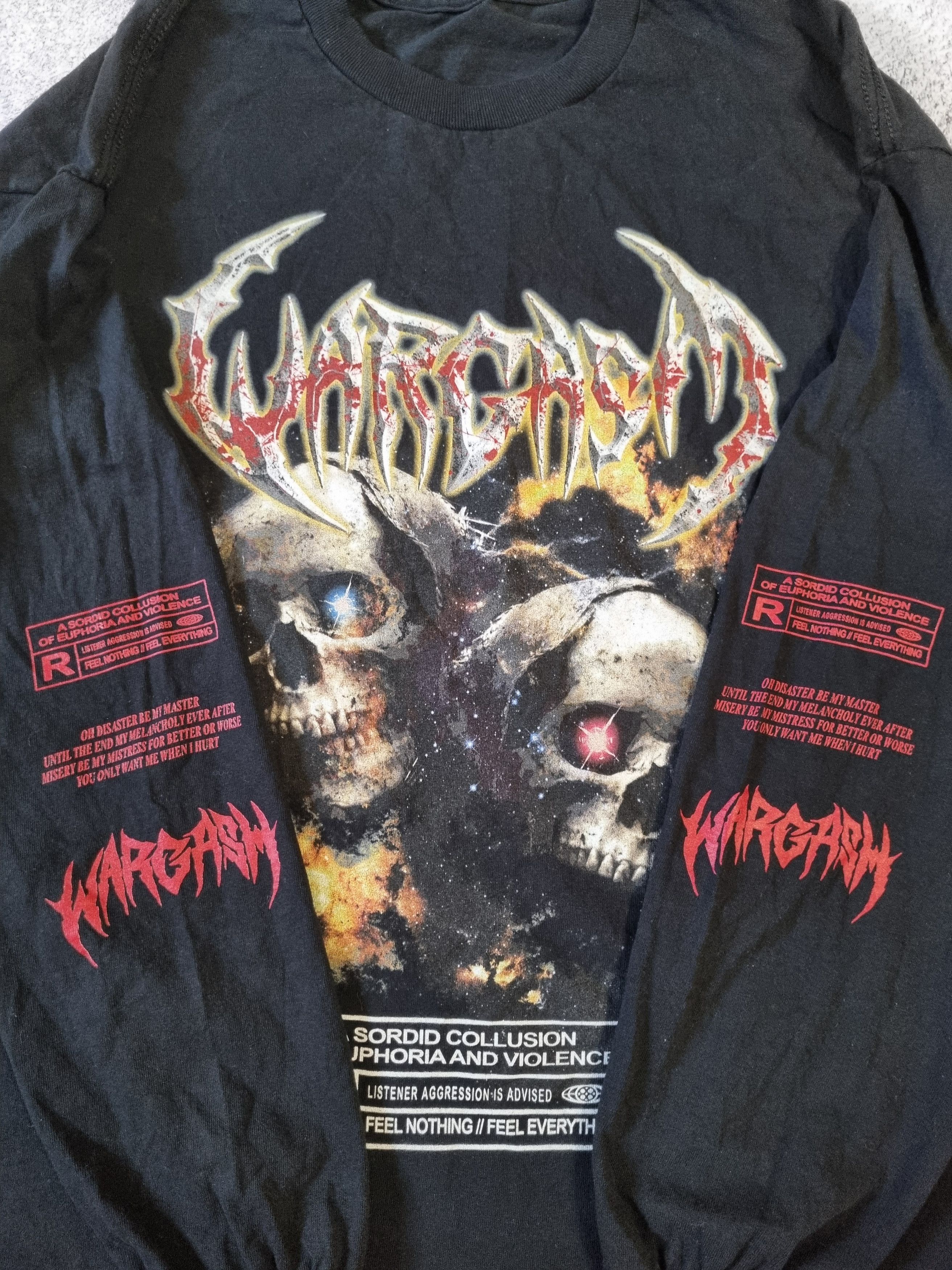 Band Tees × Vintage Wargasm British Band Long Sleeve Size US L / EU 52-54 / 3 - 5 Thumbnail