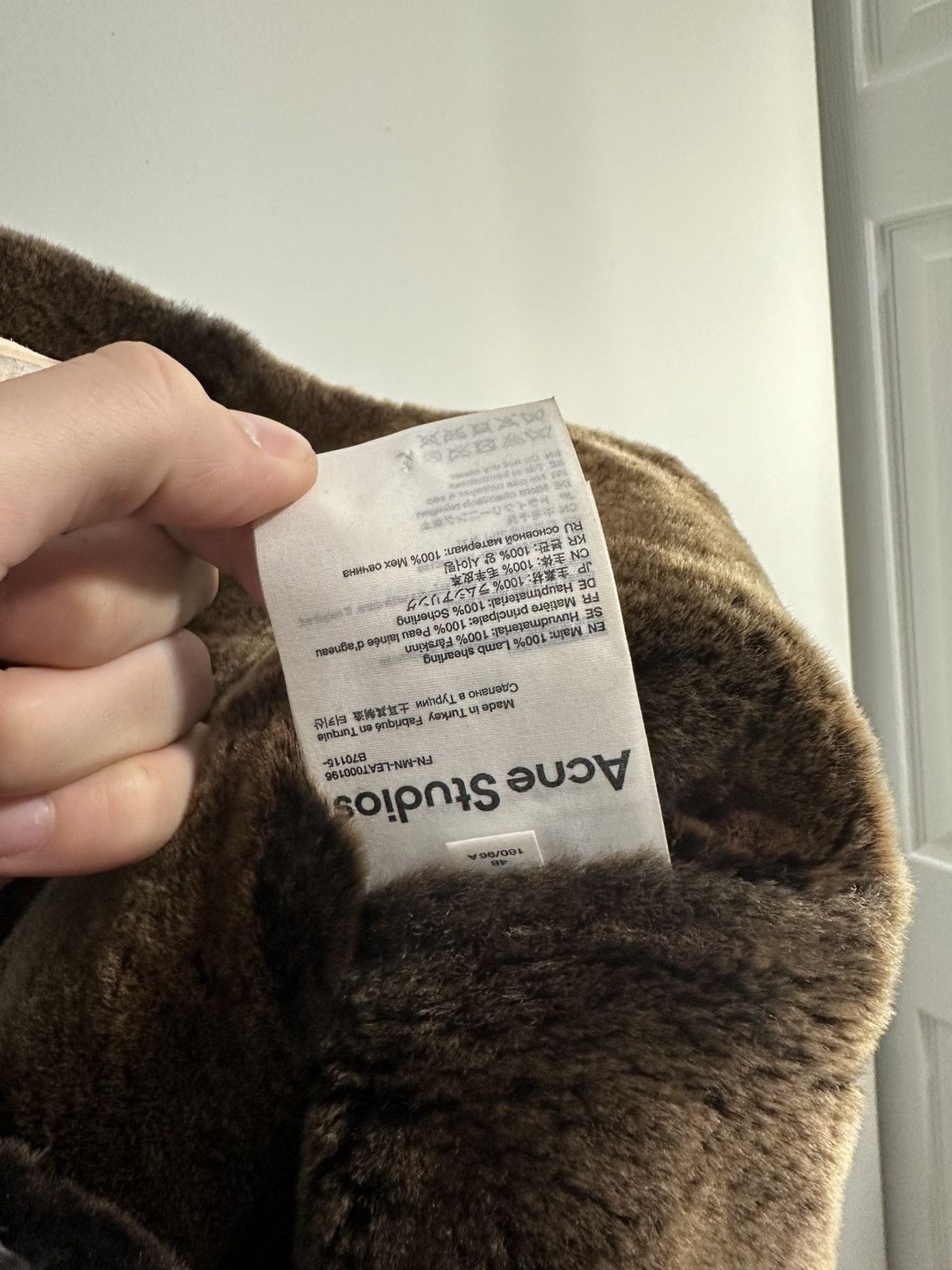 Acne Studios Acne Studios Shearling color block Vest Size US M / EU 48-50 / 2 - 8 Thumbnail