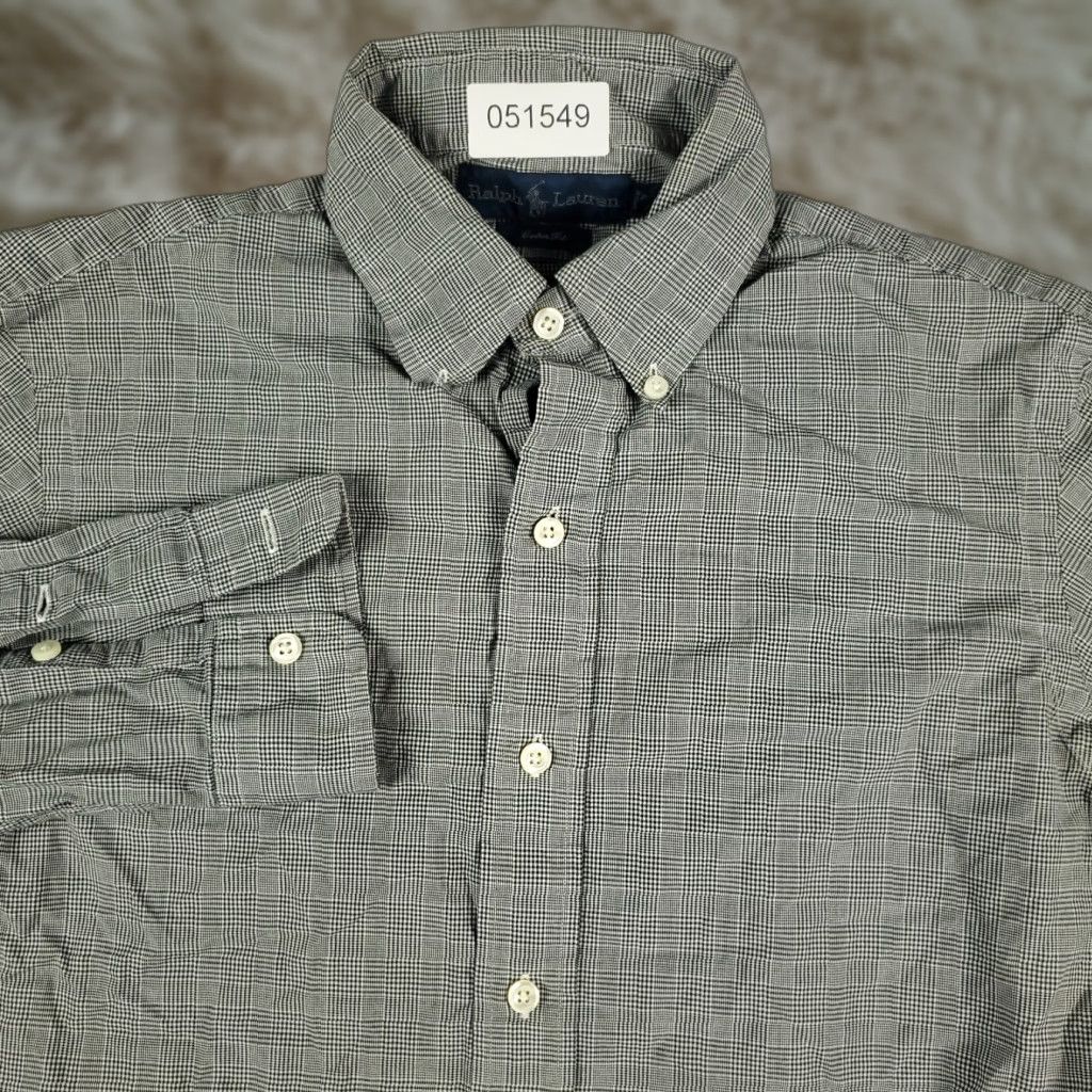 Ralph Lauren Ralph Lauren Shirt Small Gray Plaid Button-Down Long Sleeve Cotton Regular Fit Classic Preppy Mens Size US S / EU 44-46 / 1 - 1 Thumbnail
