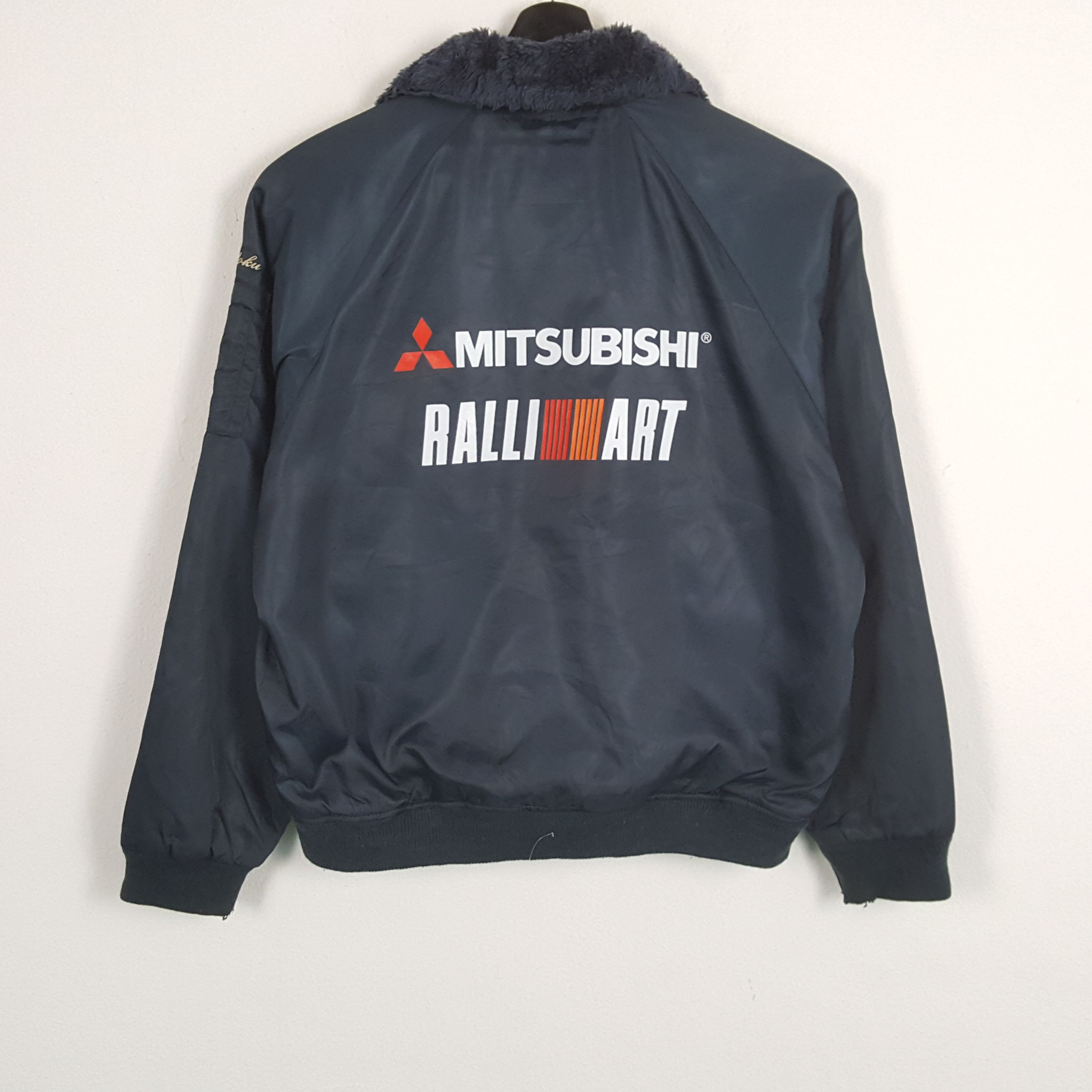 Japanese Brand × Vintage MITSUBISHI RALLI ART Japanese Motorsports Custom Jacket Size US XL / EU 56 / 4 - 1 Thumbnail
