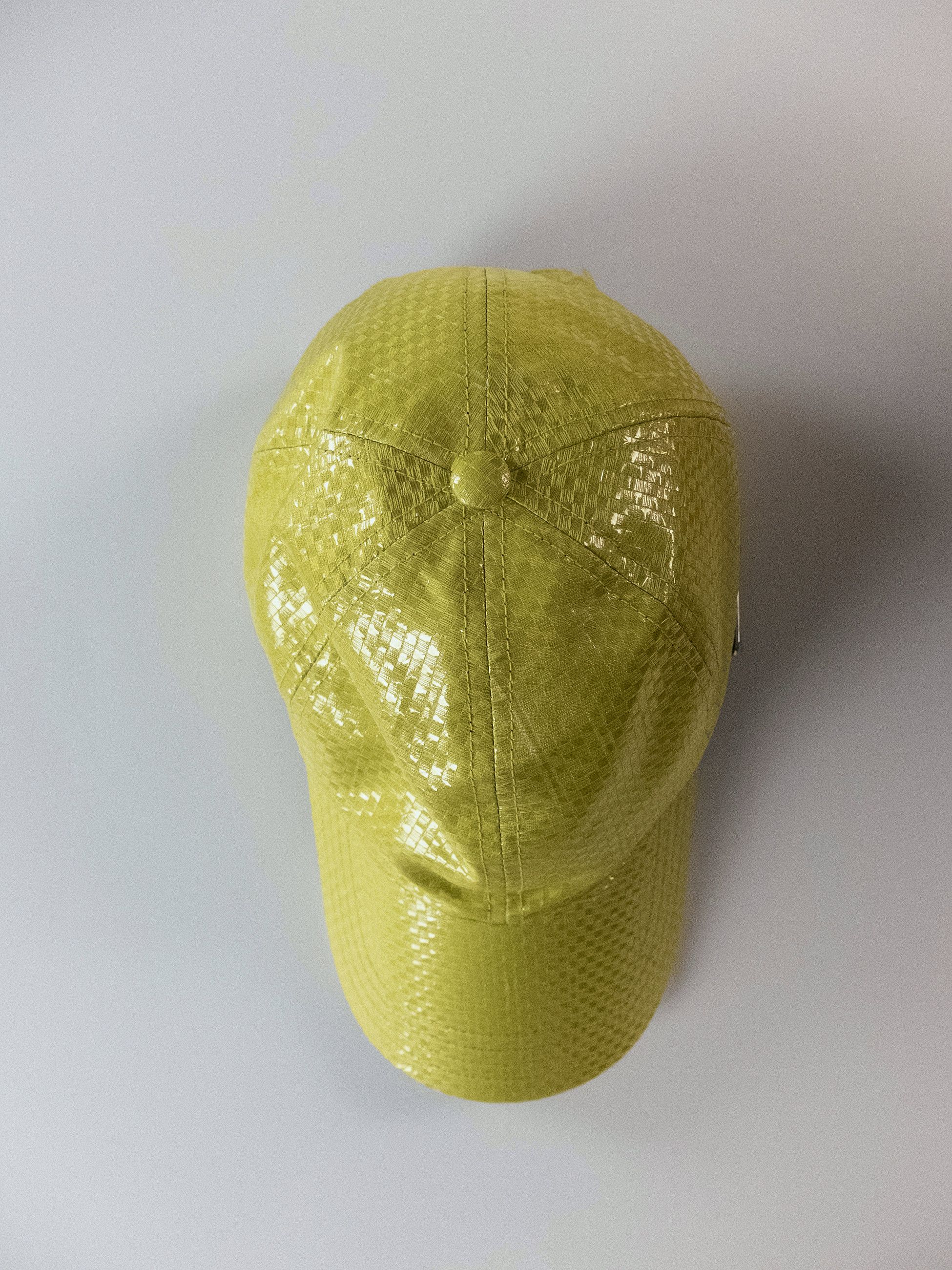 Alexander McQueen ALEXANDER MCQUEEN yellow Tarpaulin silk baseball cap Medium Size ONE SIZE - 5 Thumbnail