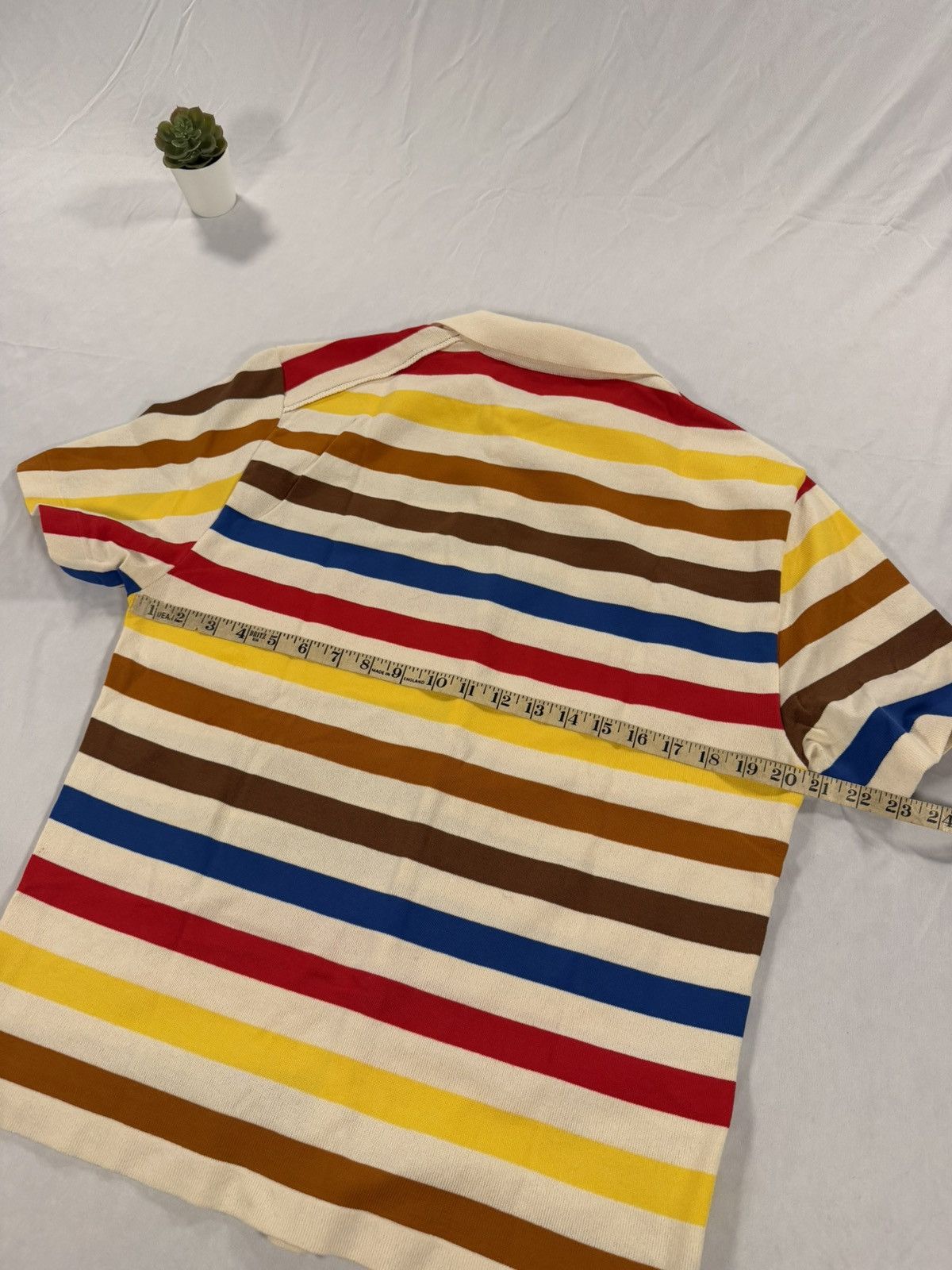 Marni Marni Multicolor Striped Asymmetrical Polo Size 46 / S Size US S / EU 44-46 / 1 - 11 Thumbnail