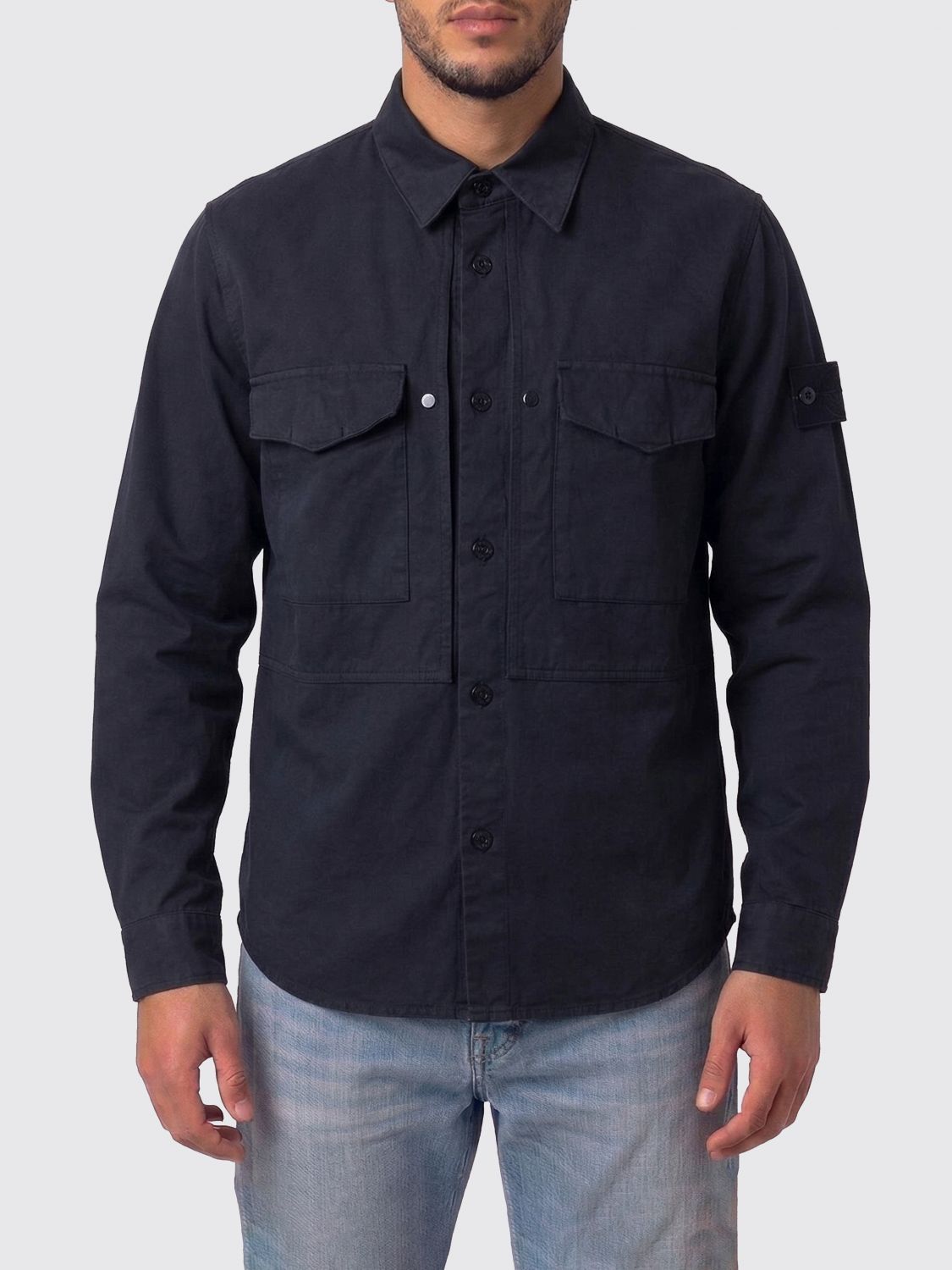 Stone Island Stone Island Shirt Men Navy Size US L / EU 52-54 / 3 - 1 Thumbnail