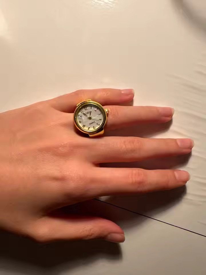 Jewelry Punk Finger Watch Mini Elastic Strap Size ONE SIZE - 5 Thumbnail