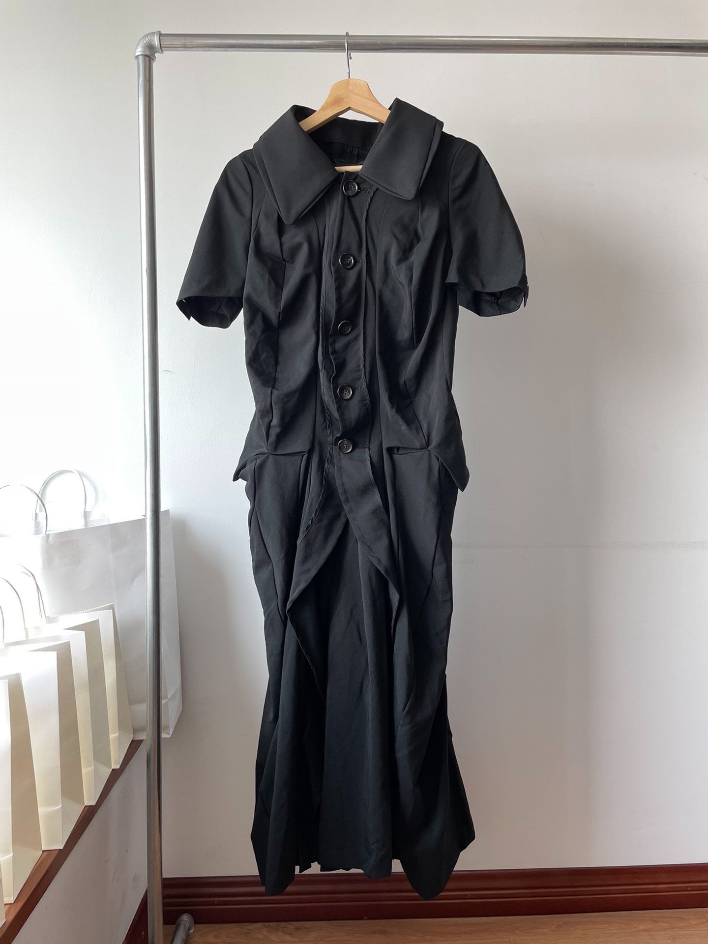 Junya Watanabe junya watanabe black dress size S Size S / US 4 / IT 40 - 1 Thumbnail