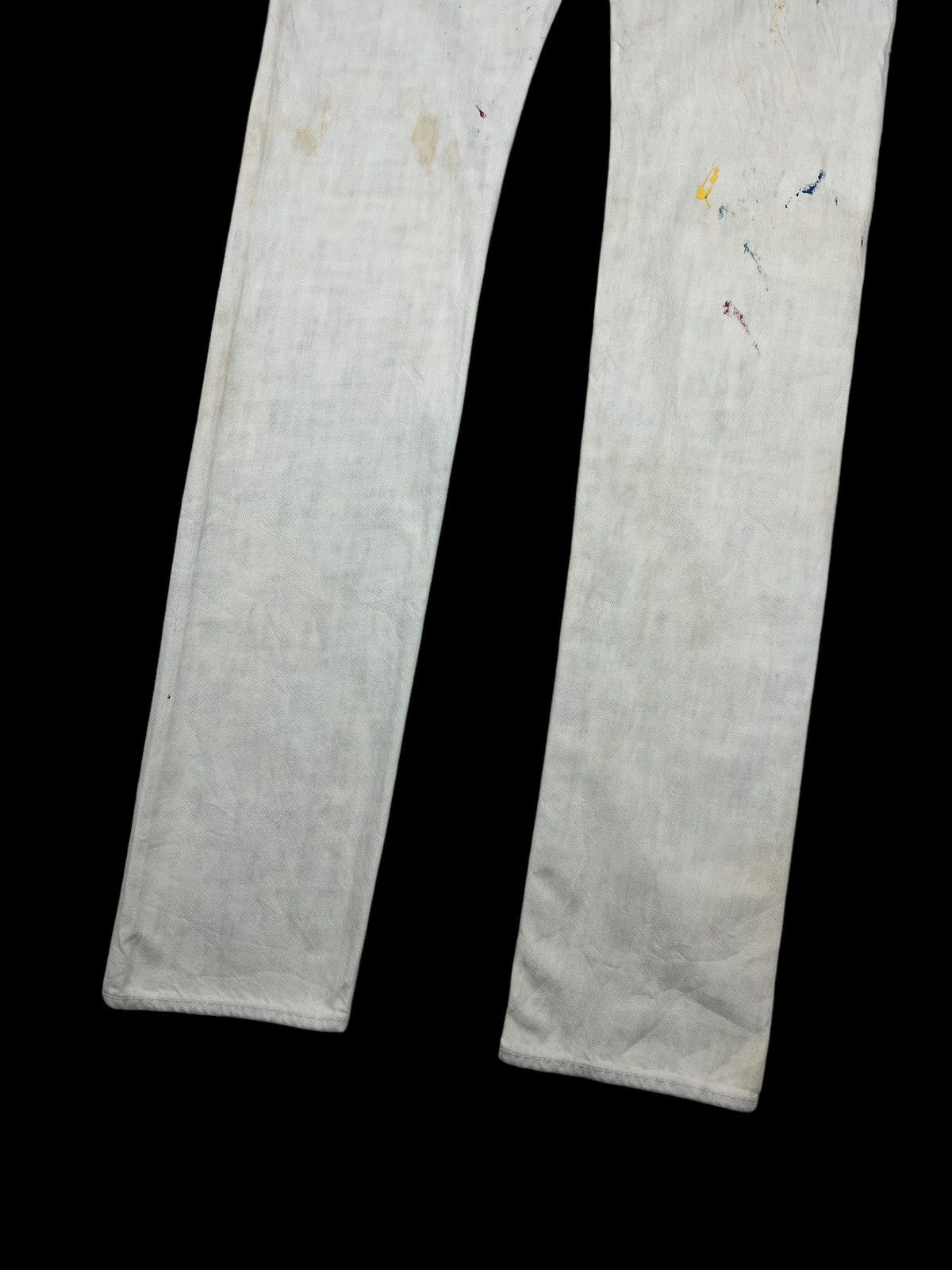 Maison MIHARA YASUHIRO Sample Miharayasuhiro Paint Splatter Denim Size US 32 / EU 48 - 10 Thumbnail