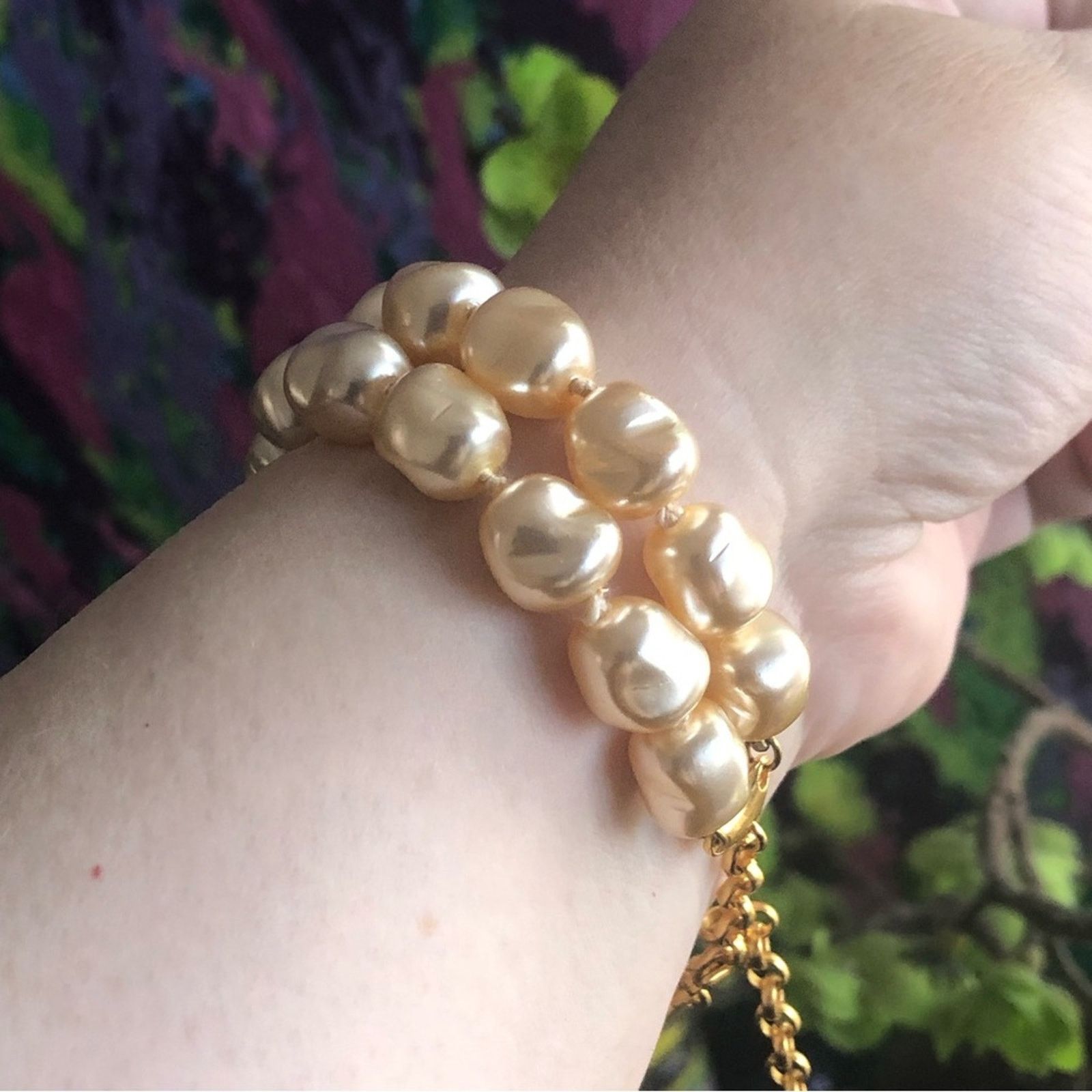 Madewell Madewell double strand cream faux pearl bracelet Size ONE SIZE - 5 Thumbnail