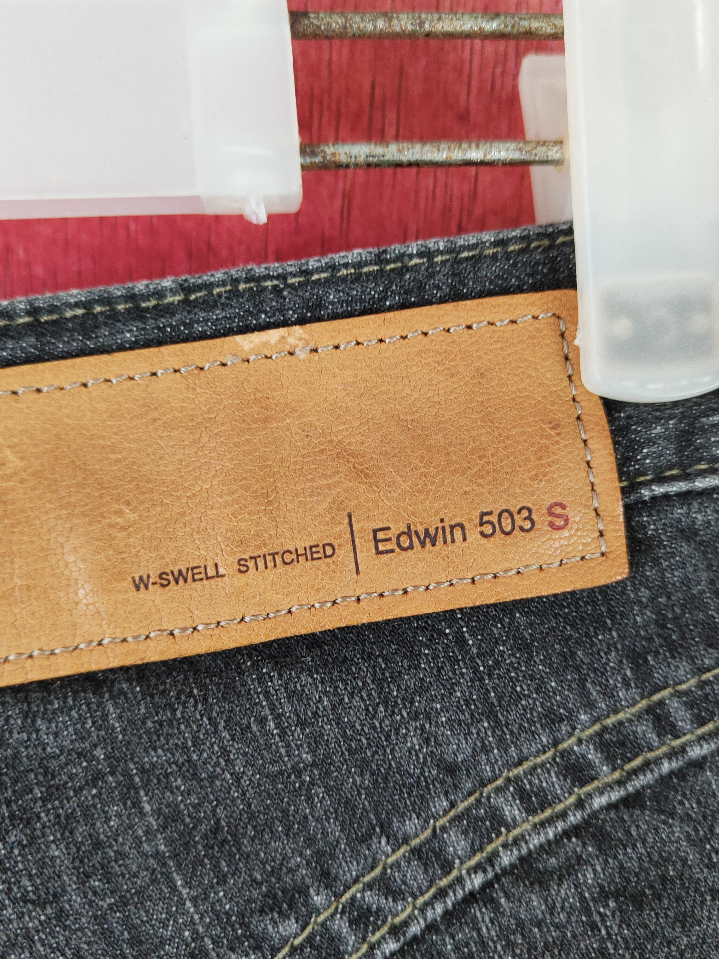 Edwin × Japanese Brand Edwin Black Distressed Ripped Jeans #S1851 Size US 29 - 11 Thumbnail