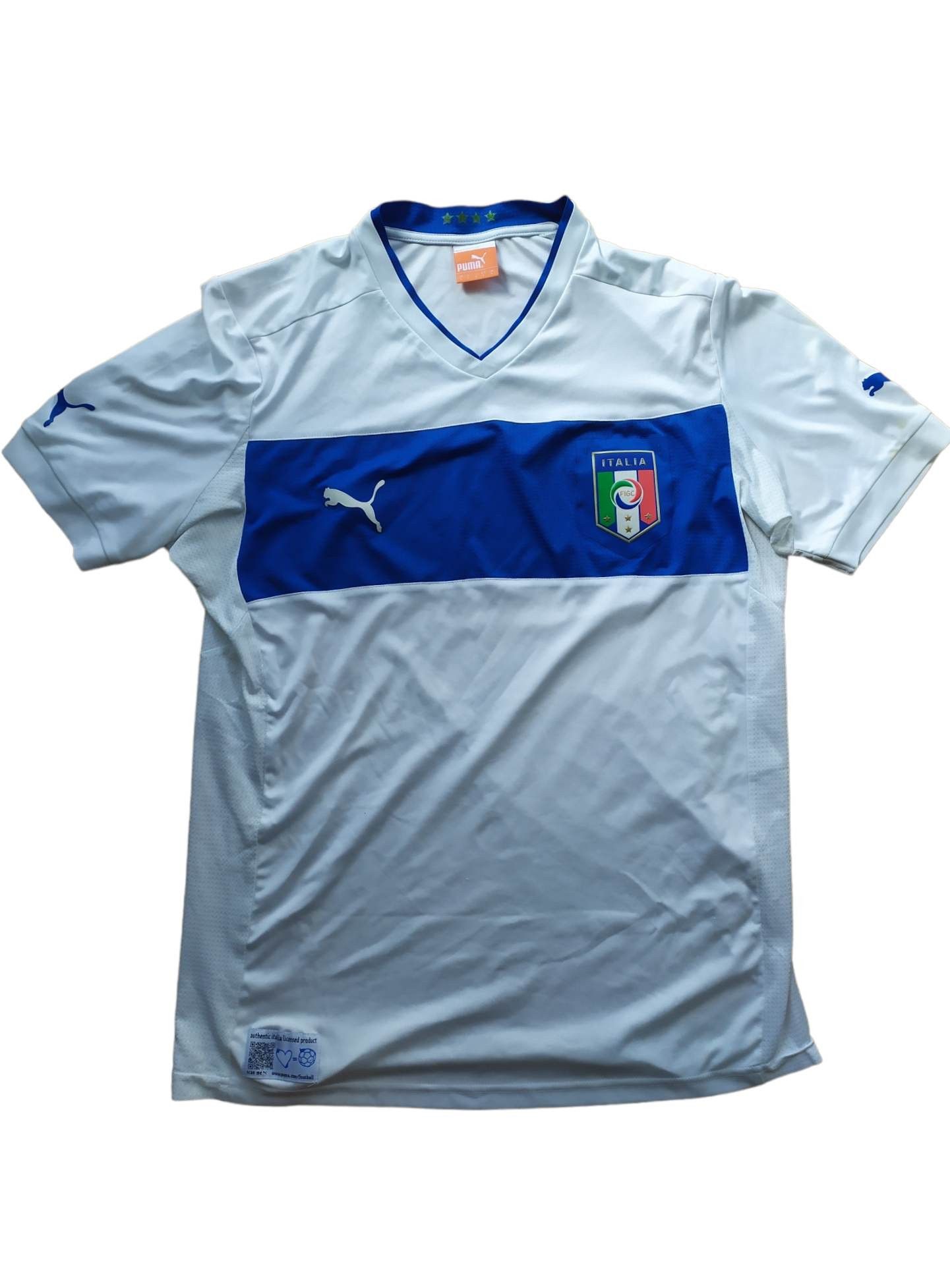 Italy National Team Football Shirt Puma Away Kit Euro 2012 L