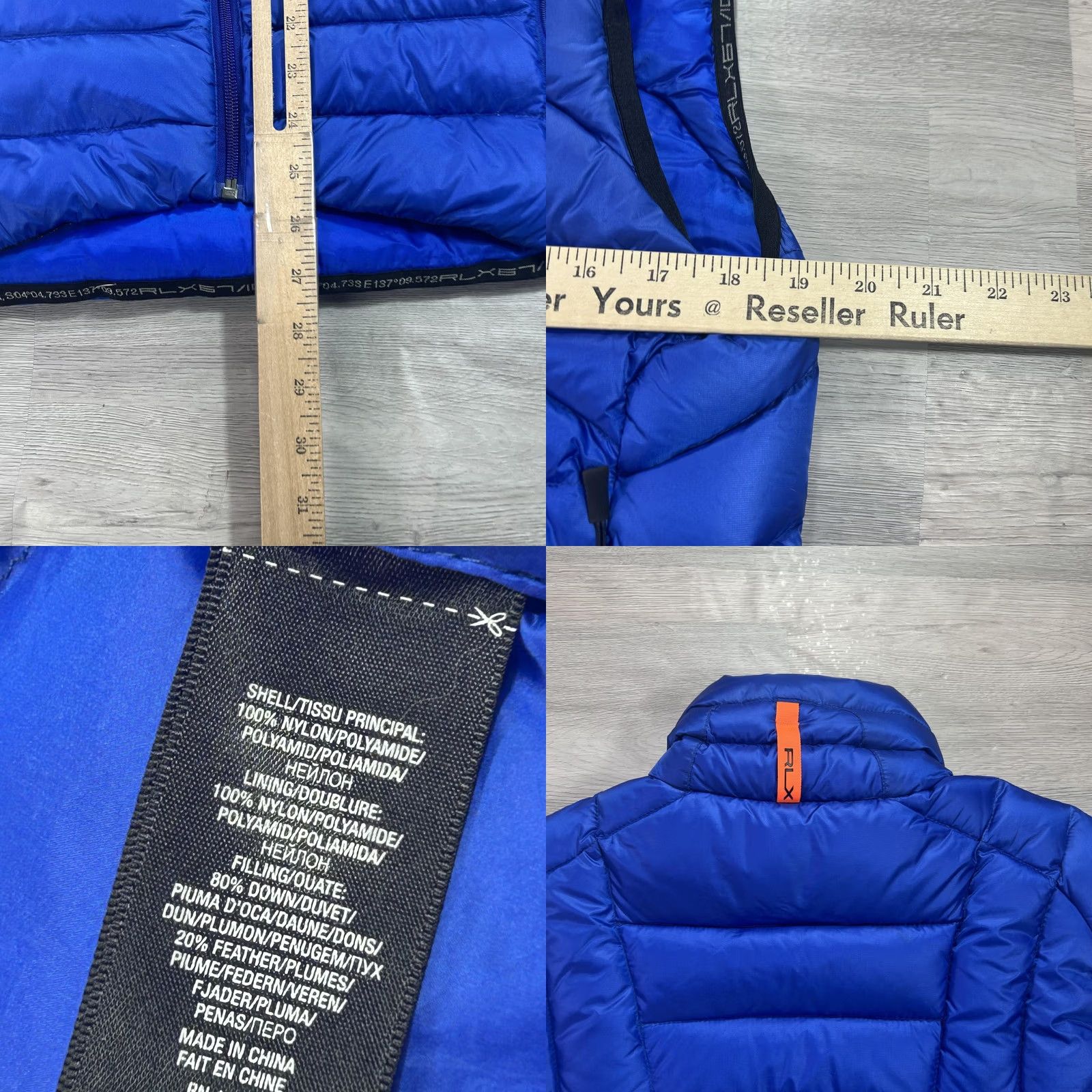 RLX Ralph Lauren RLX Ralph Lauren Vest Mens Small Blue Down Puffer Insulated Full Zip Outdoor Jacket/Coat Size US S / EU 44-46 / 1 - 8 Thumbnail