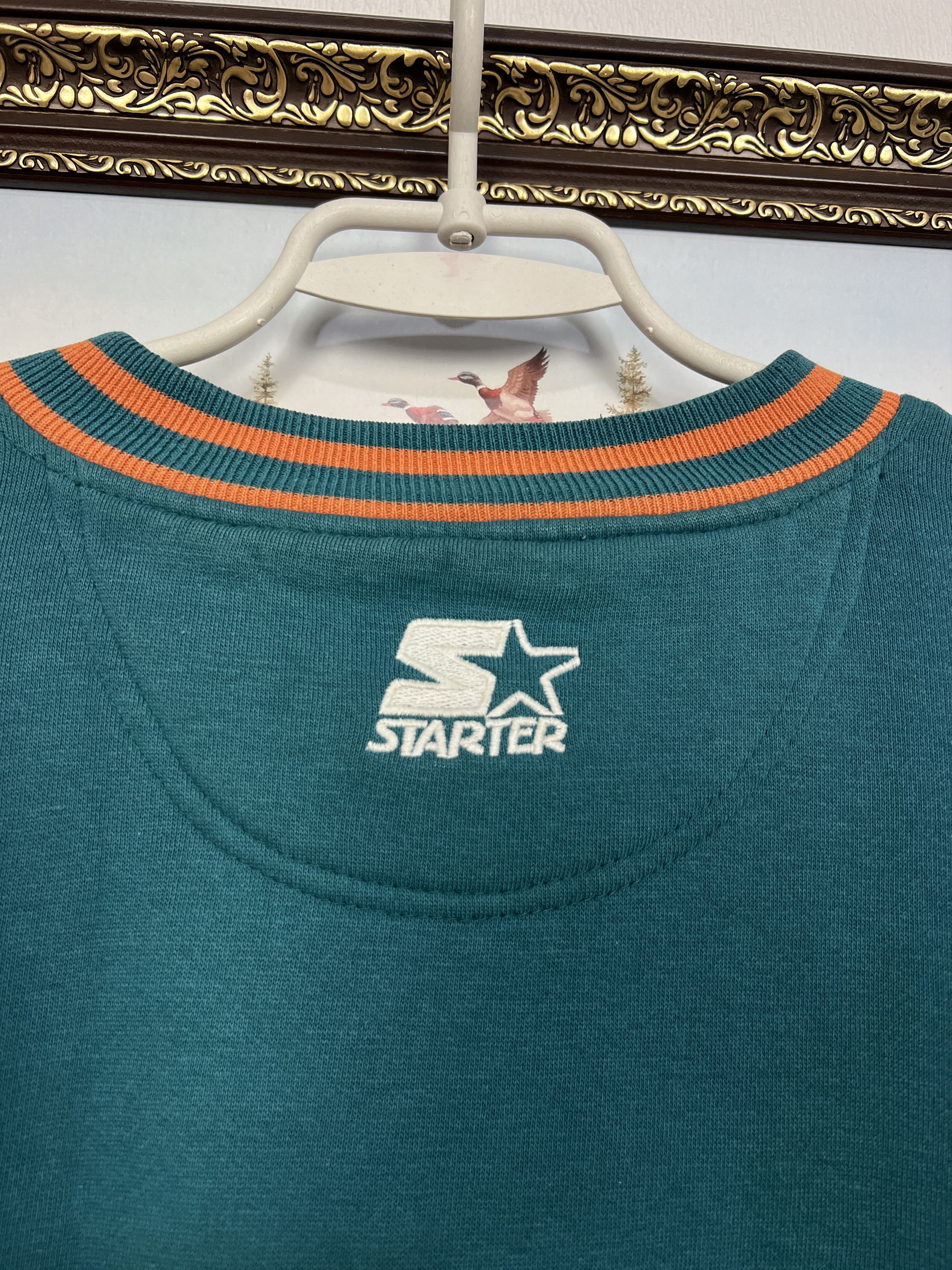 Starter Vintage 90's Miami Dolphins NFL Crewneck Sweatshir Big Logo Size US XL / EU 56 / 4 - 10 Thumbnail