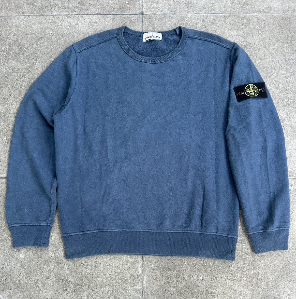 Stone Island Stone Island Blue Crewneck Sweatshirt Size US L / EU 52-54 / 3 - 2 Thumbnail