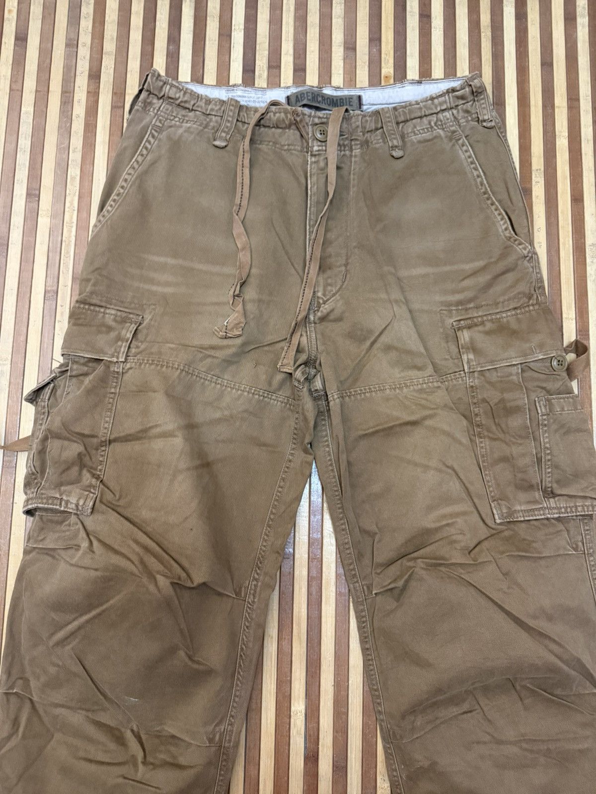 Abercrombie & Fitch Vintage Abercrombie & Fitch Cargo Pants W32 Y2K Baggy Size US 32 / EU 48 - 3 Thumbnail