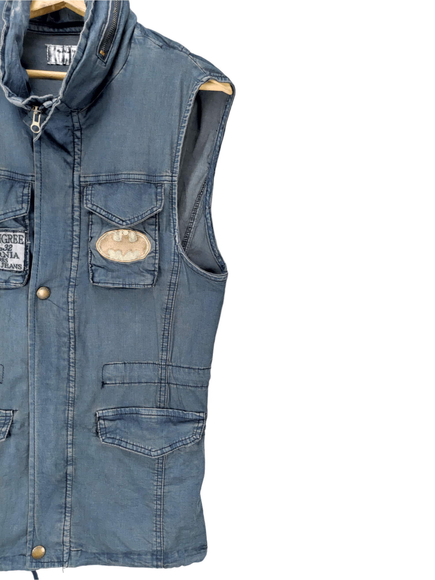 DC Comics Steals🔥Vest Zip Up Gotham City Patched Size US S / EU 44-46 / 1 - 4 Thumbnail