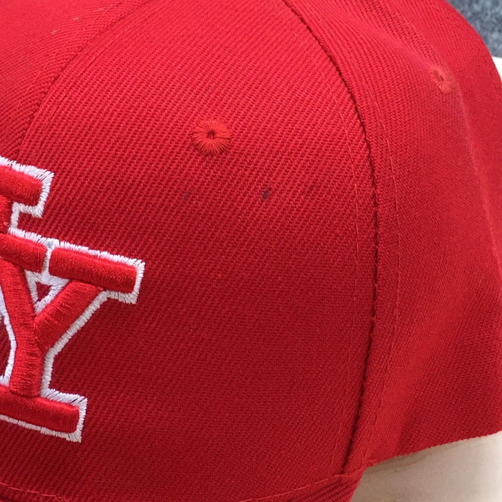 Logo 7 New York Yankees Baseball Cap Hat Men Red One Size Adjustable Embroidered Logo Size ONE SIZE - 2 Thumbnail