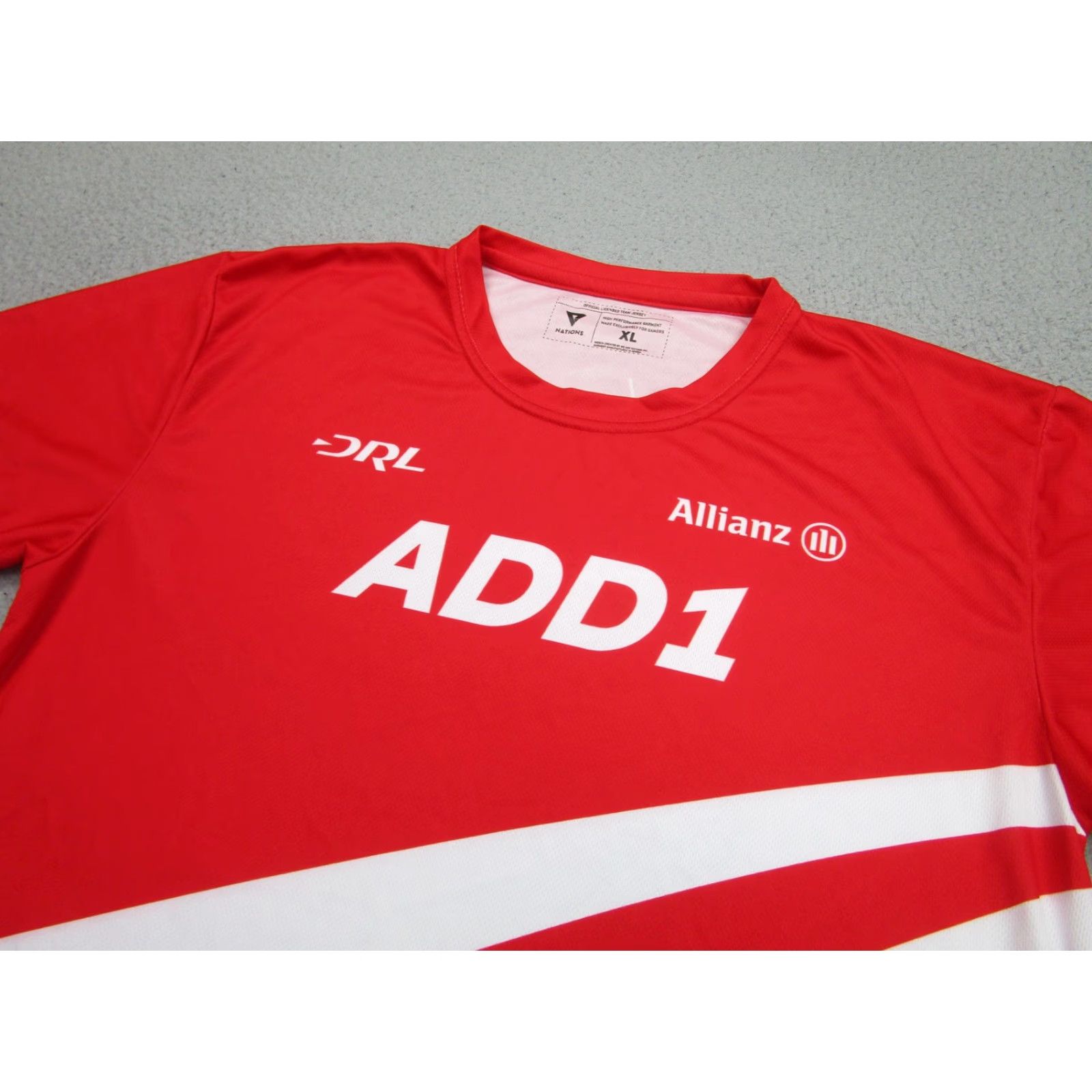 Vintage VINTAGE DRL Allianz ADD1 Esports Jersey Shirt Mens XL Red White Nations Gaming Size US XL / EU 56 / 4 - 2 Thumbnail