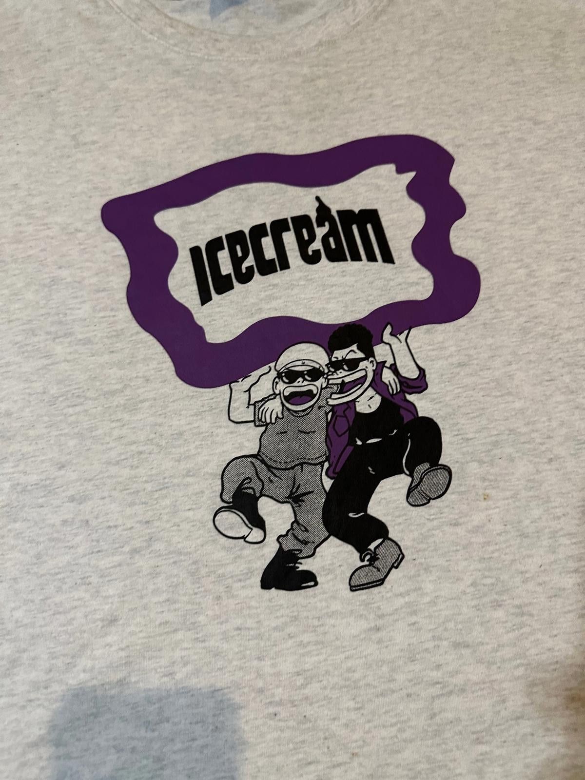 Icecream Icecream Graphic T-Shirt in Light Gray Size ONE SIZE - 4 Thumbnail
