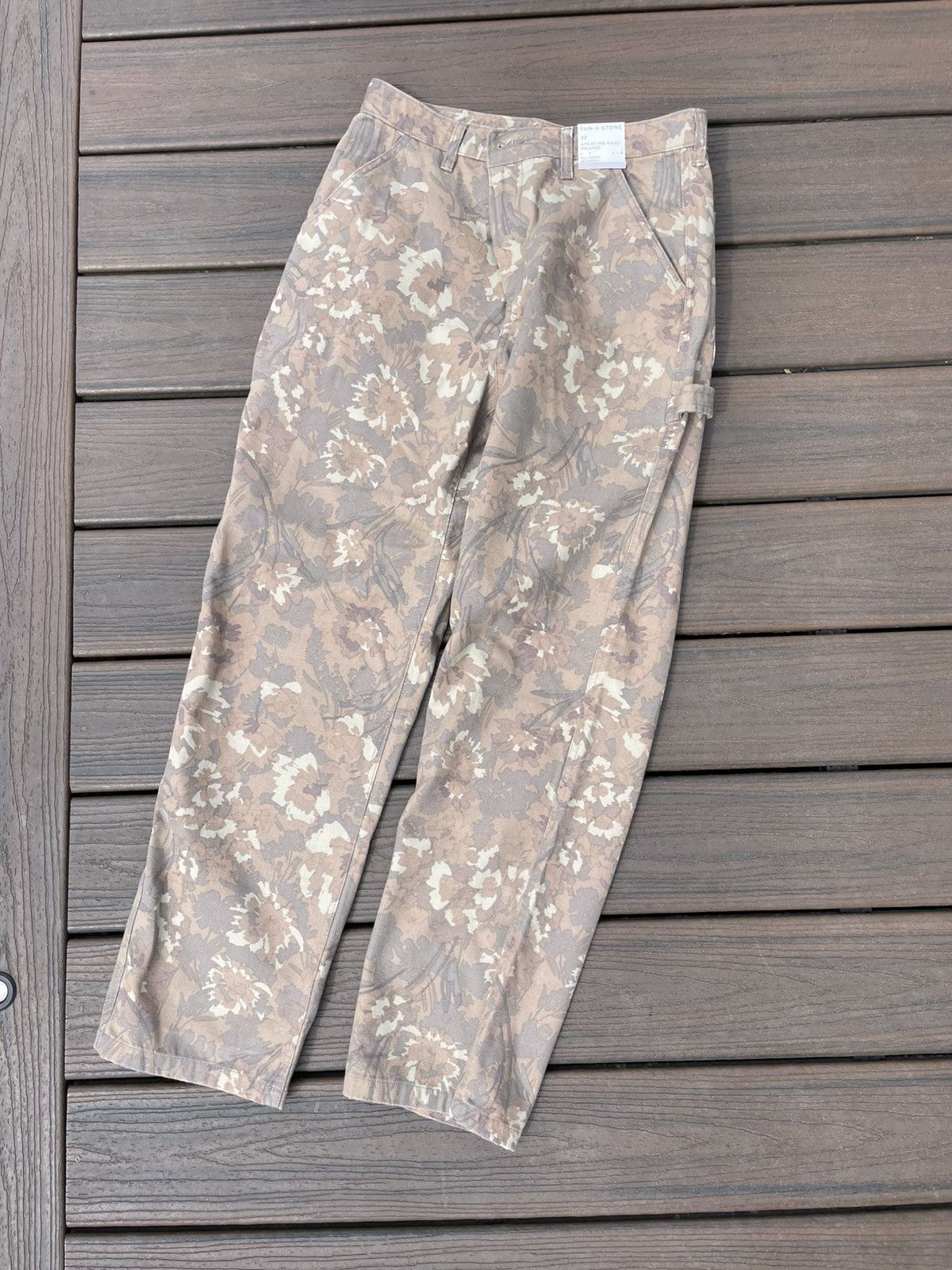 Other Flower Camo Canvas Denim Size US 32 / EU 48 - 2 Thumbnail