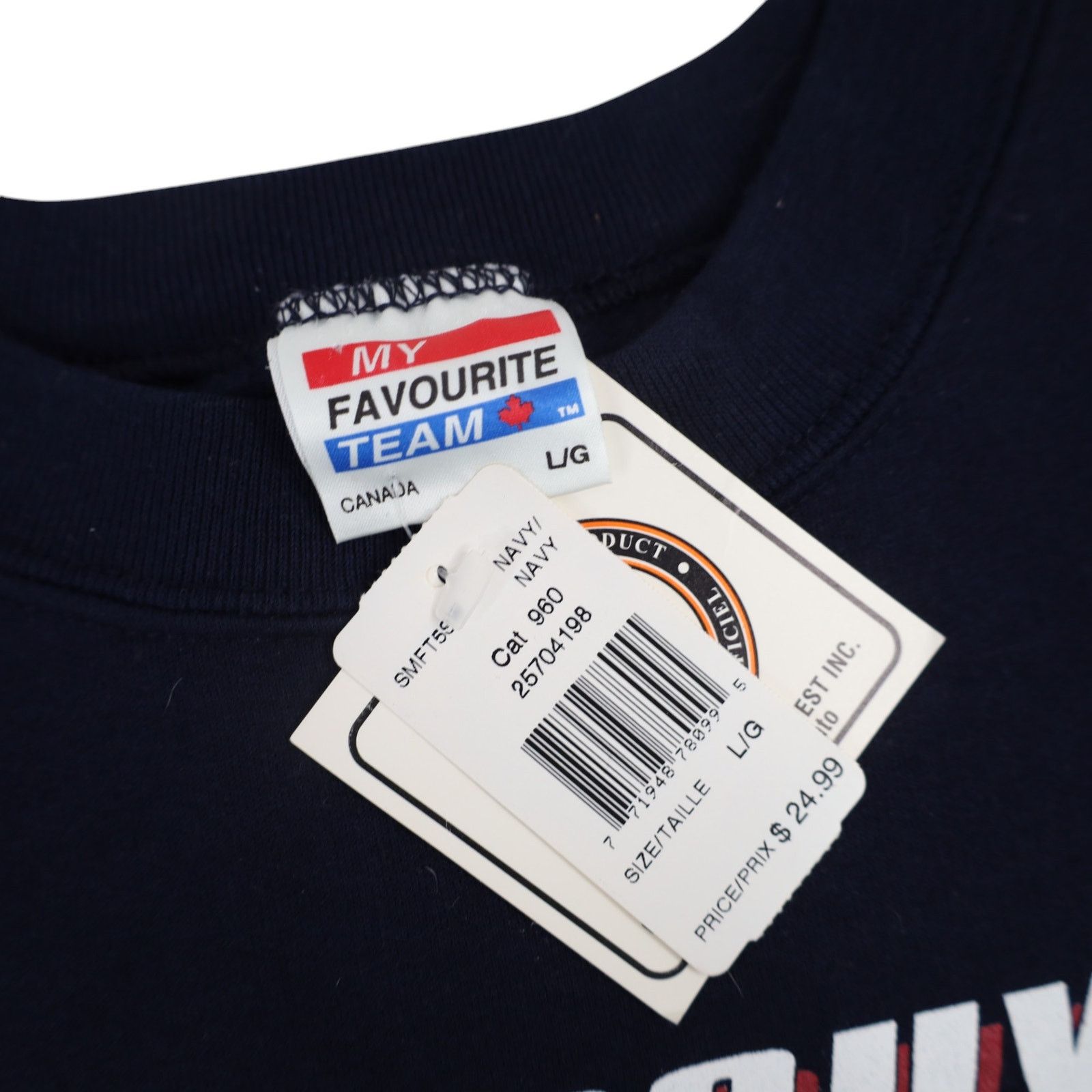 NHL × Vintage VTG NWT Starter Vancouver Canucks Hockey Graphic Sweatshirt Size US L / EU 52-54 / 3 - 6 Thumbnail