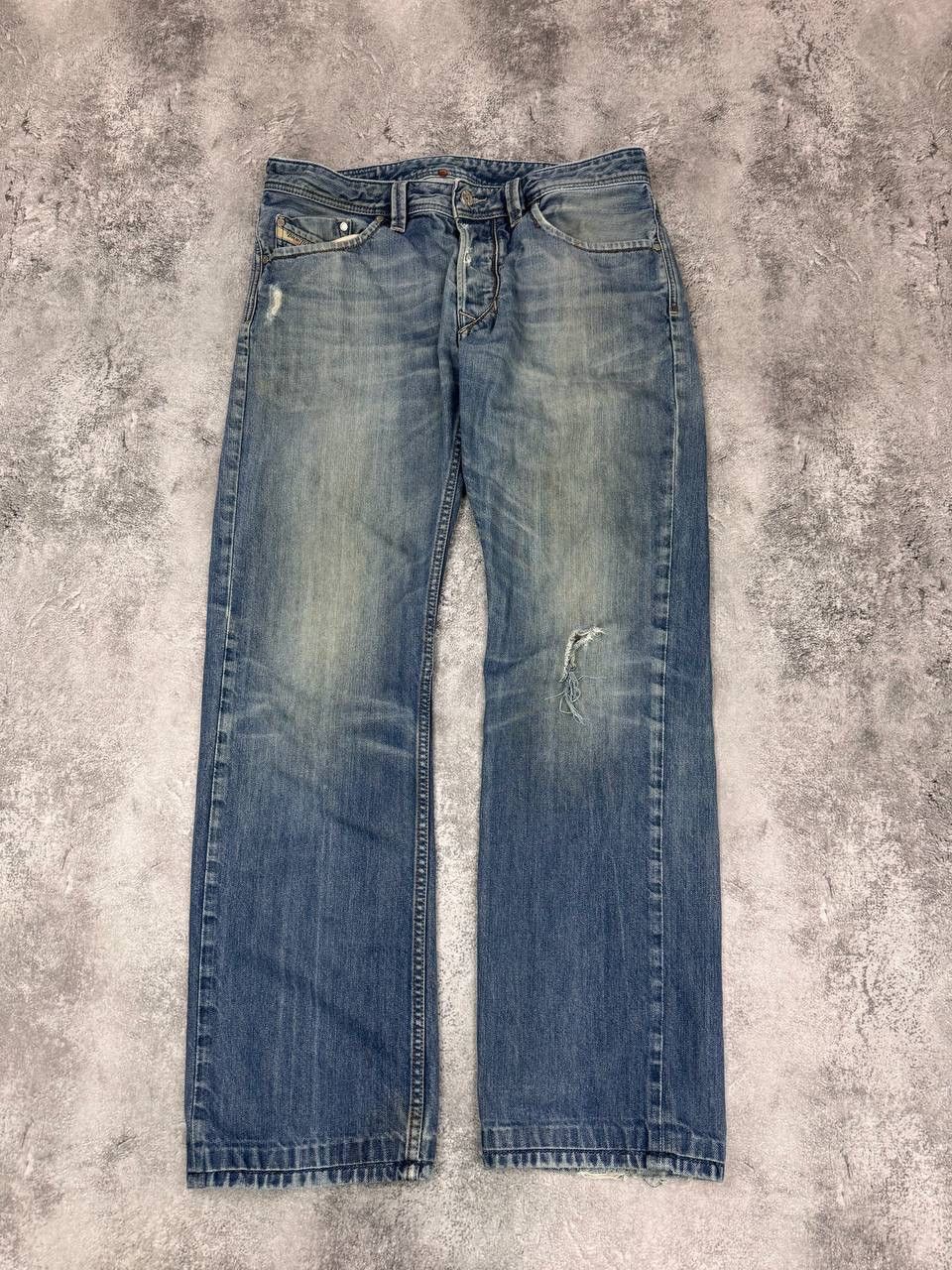 Diesel Diesel Mens Basic Blue Pants Jeans Denim Size US 32 / EU 48 - 2 Thumbnail
