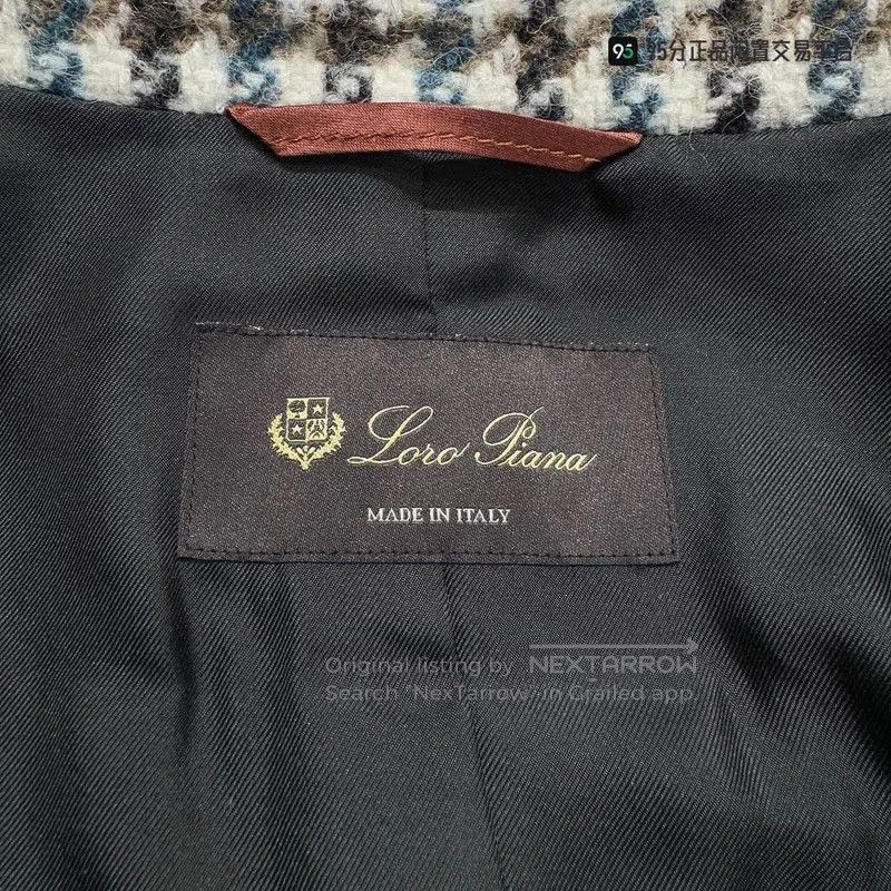 Loro Piana Loro Piana Houndstooth Classic Lapel Coat. Size US M / EU 48-50 / 2 - 4 Thumbnail
