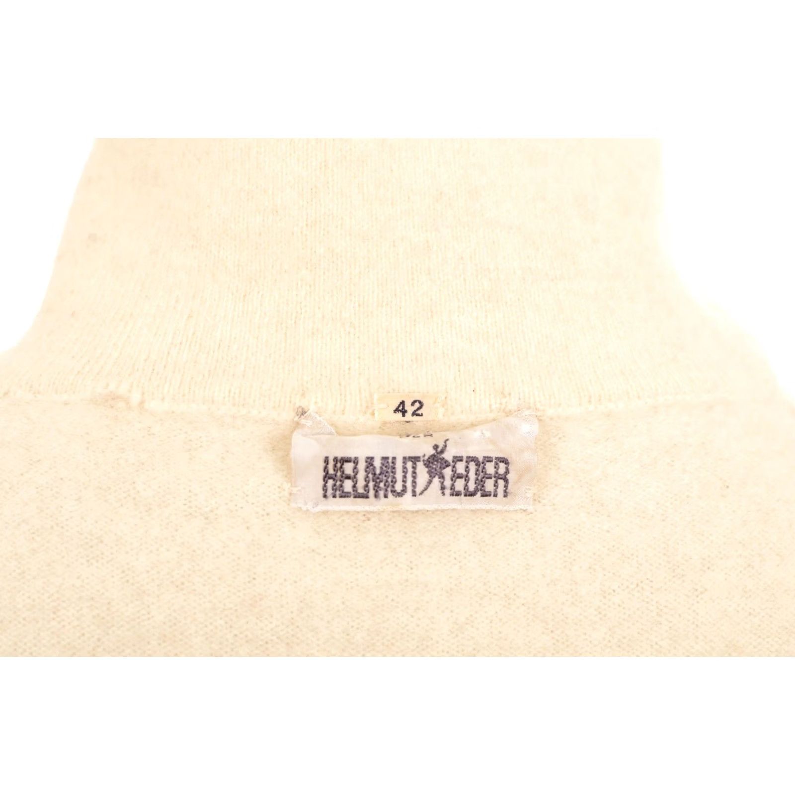 Malo Malo DDP Cashmere Turtleneck Pullover Sweater, Ivory, Size 42, Women, EU 42, 100% Cashmere, Pullover, Wool & Cashmere Style Size M / US 6-8 / IT 42-44 - 7 Thumbnail