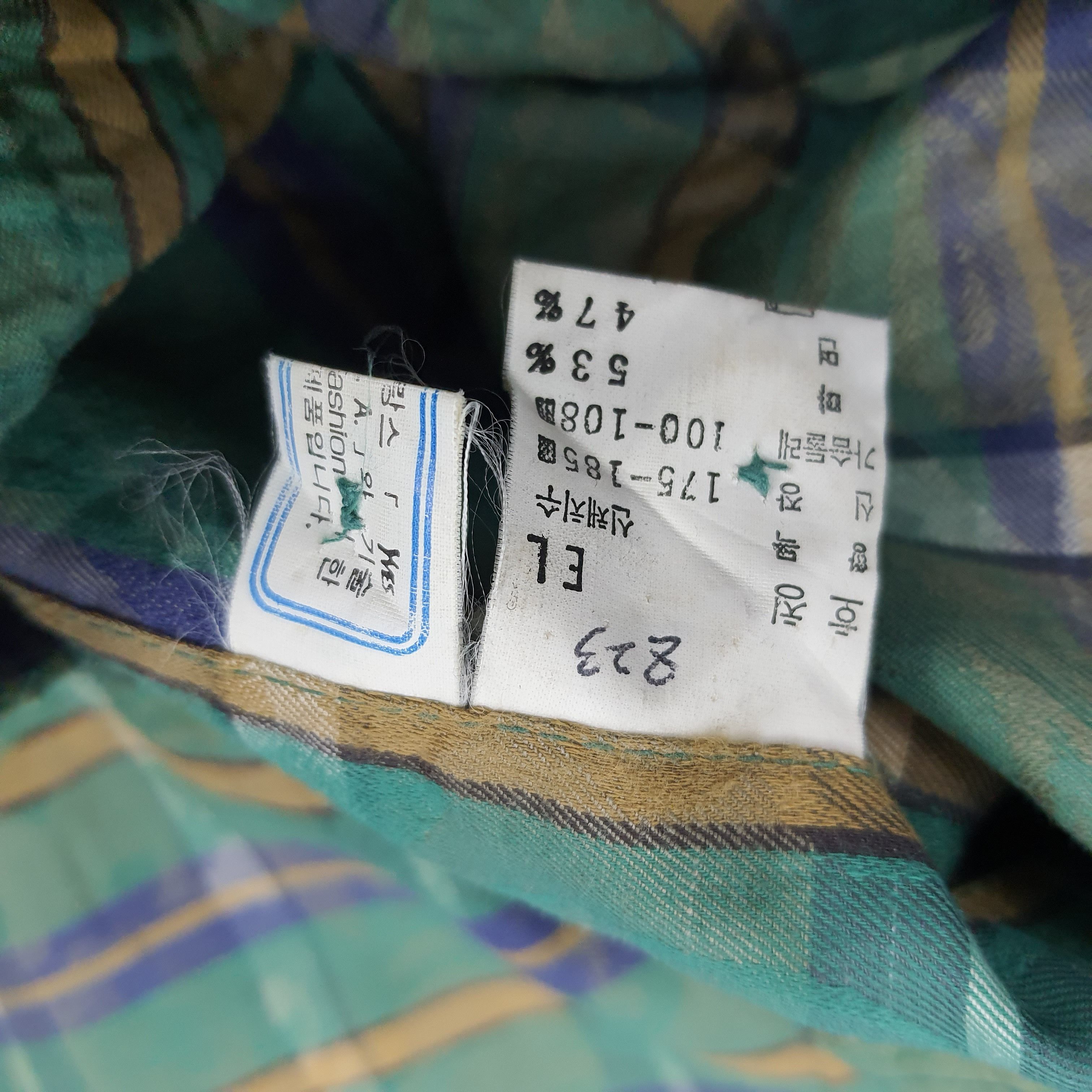 Vintage × Yves Saint Laurent Vintage Yves Saint Laurent Tartan Abstract Design Jacket Size US XL / EU 56 / 4 - 7 Thumbnail