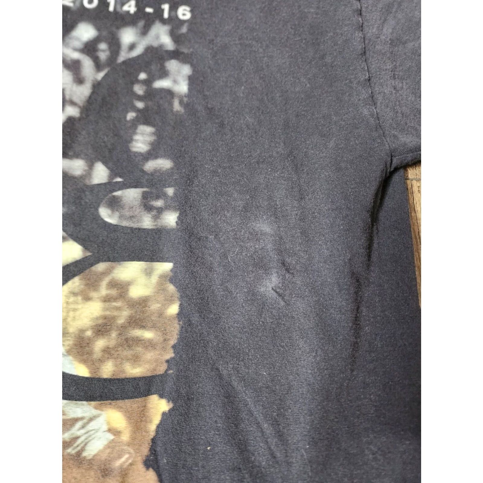 Hanes VINTAGE Hanes Garth Brooks World Tour Tee Shirt - T-Shirt - Men XL - Black - 2014-2016 - Graphic Distressed Night Concert Theme - Mens Size US XL / EU 56 / 4 - 6 Thumbnail