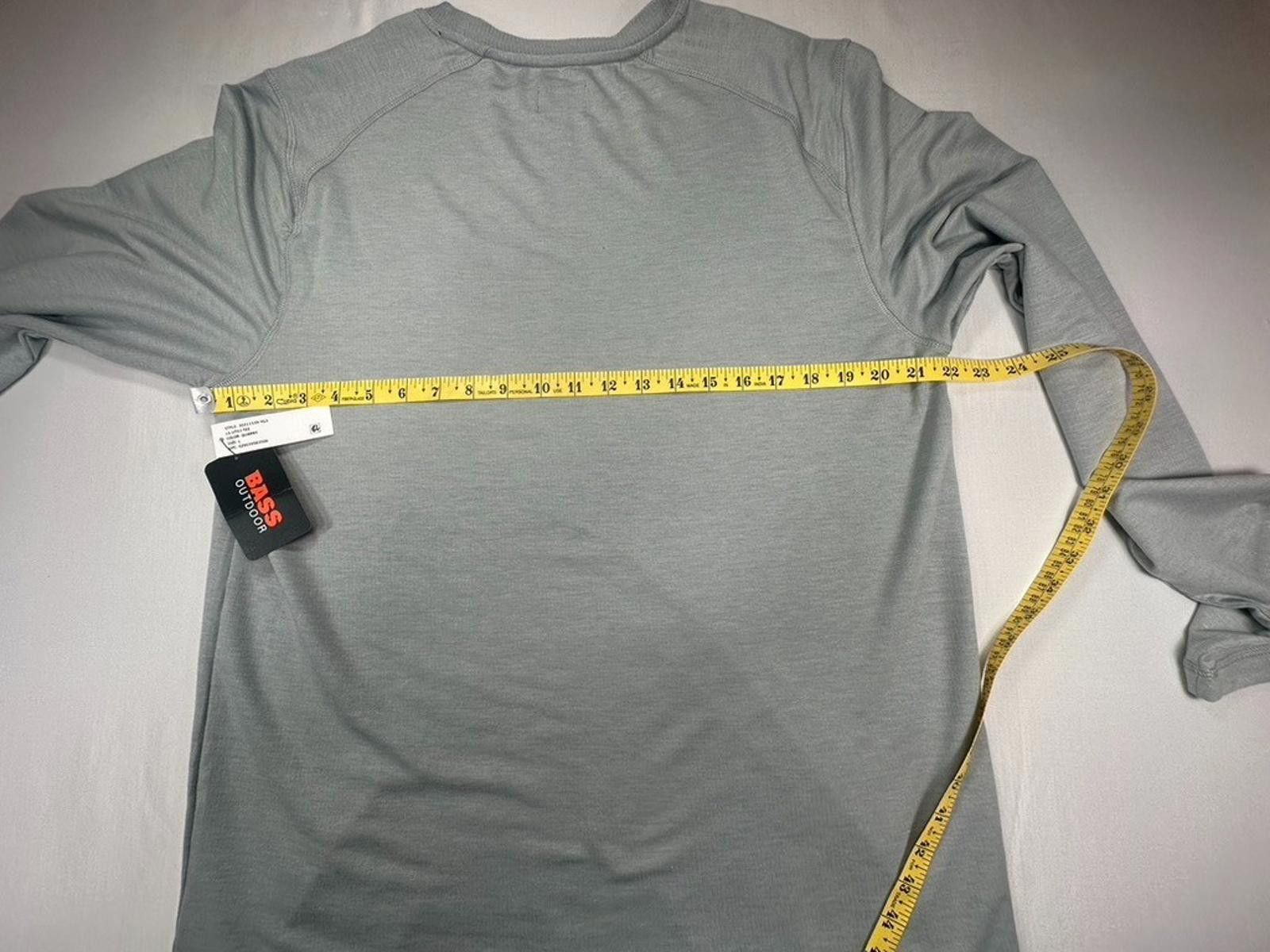 Bass Bass Outdoors Utili-Tee Pockets Logo Pullover T-Shirt Gray L Size US L / EU 52-54 / 3 - 6 Thumbnail
