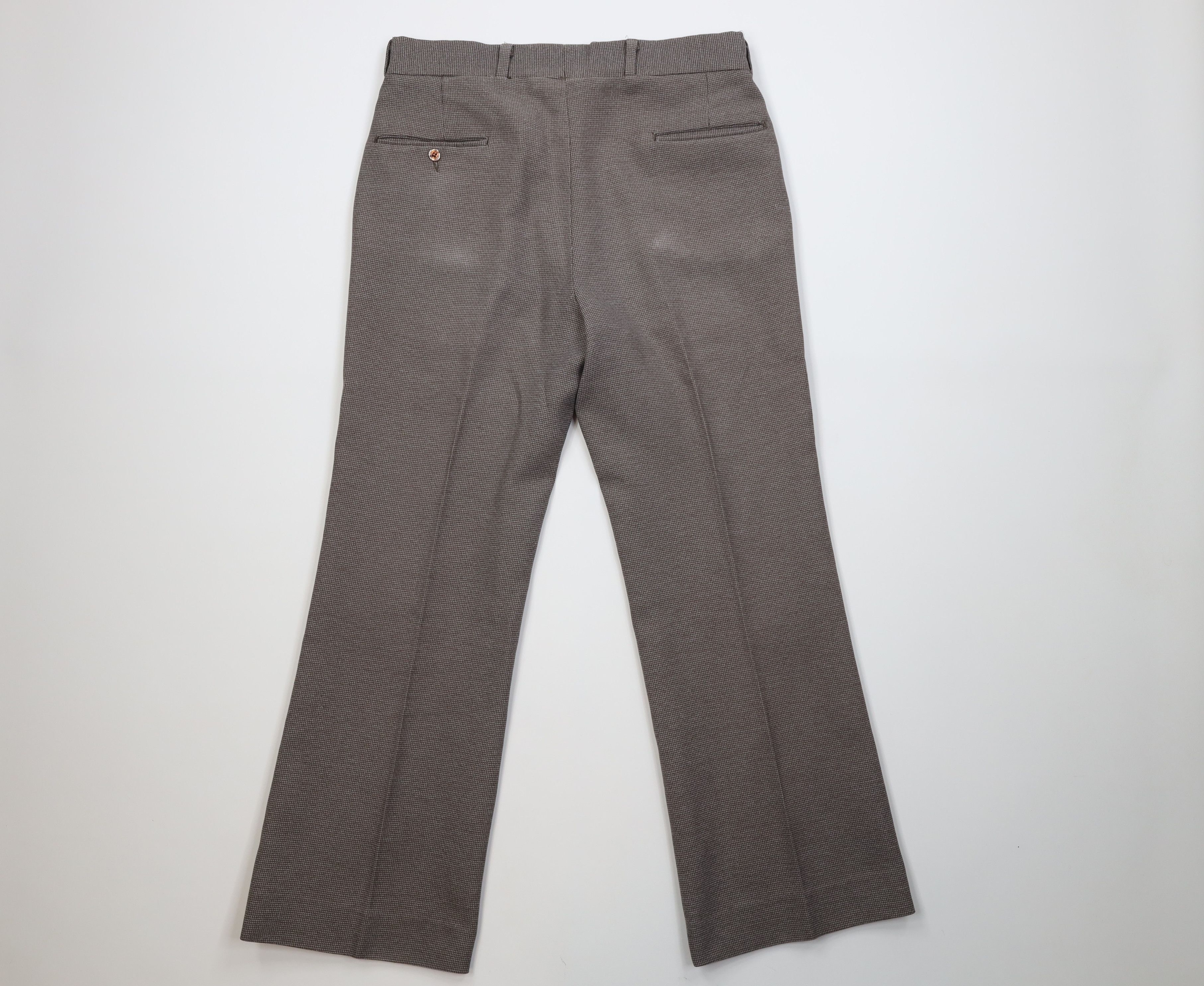 Vintage Vintage 70s Streetwear Wide Leg Chino Pants Trousers USA Size US 34 / EU 50 - 9 Thumbnail