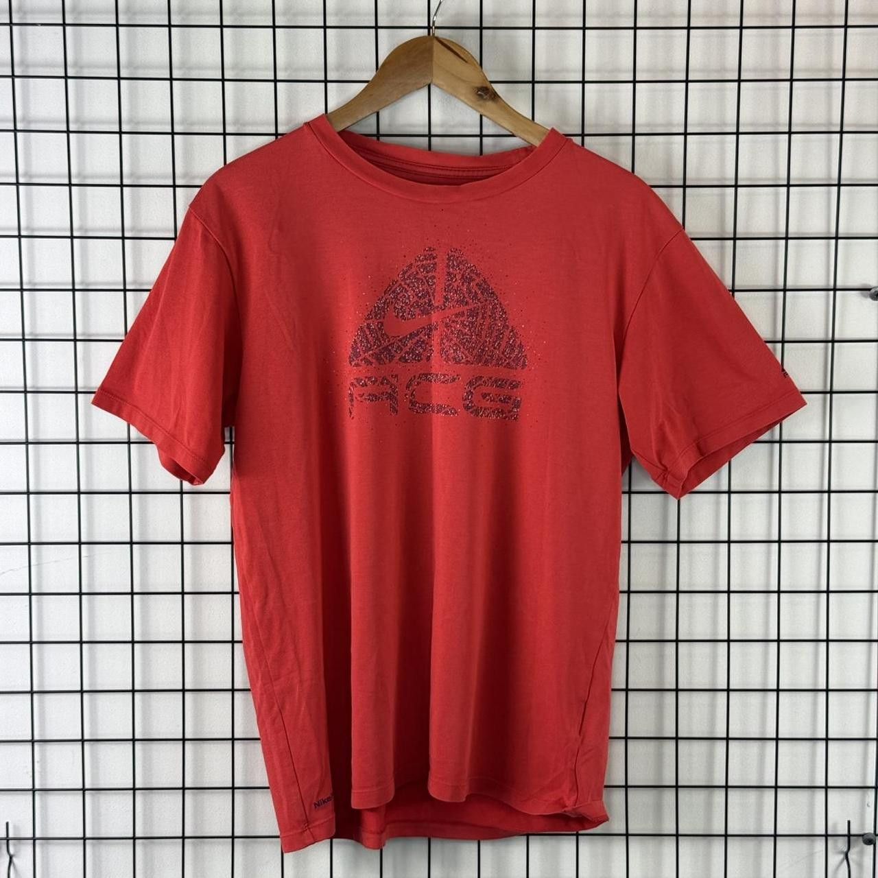 Nike ACG Nike Vintage 90s ACG Logo T shirt RED Size US M / EU 48-50 / 2 - 1 Thumbnail