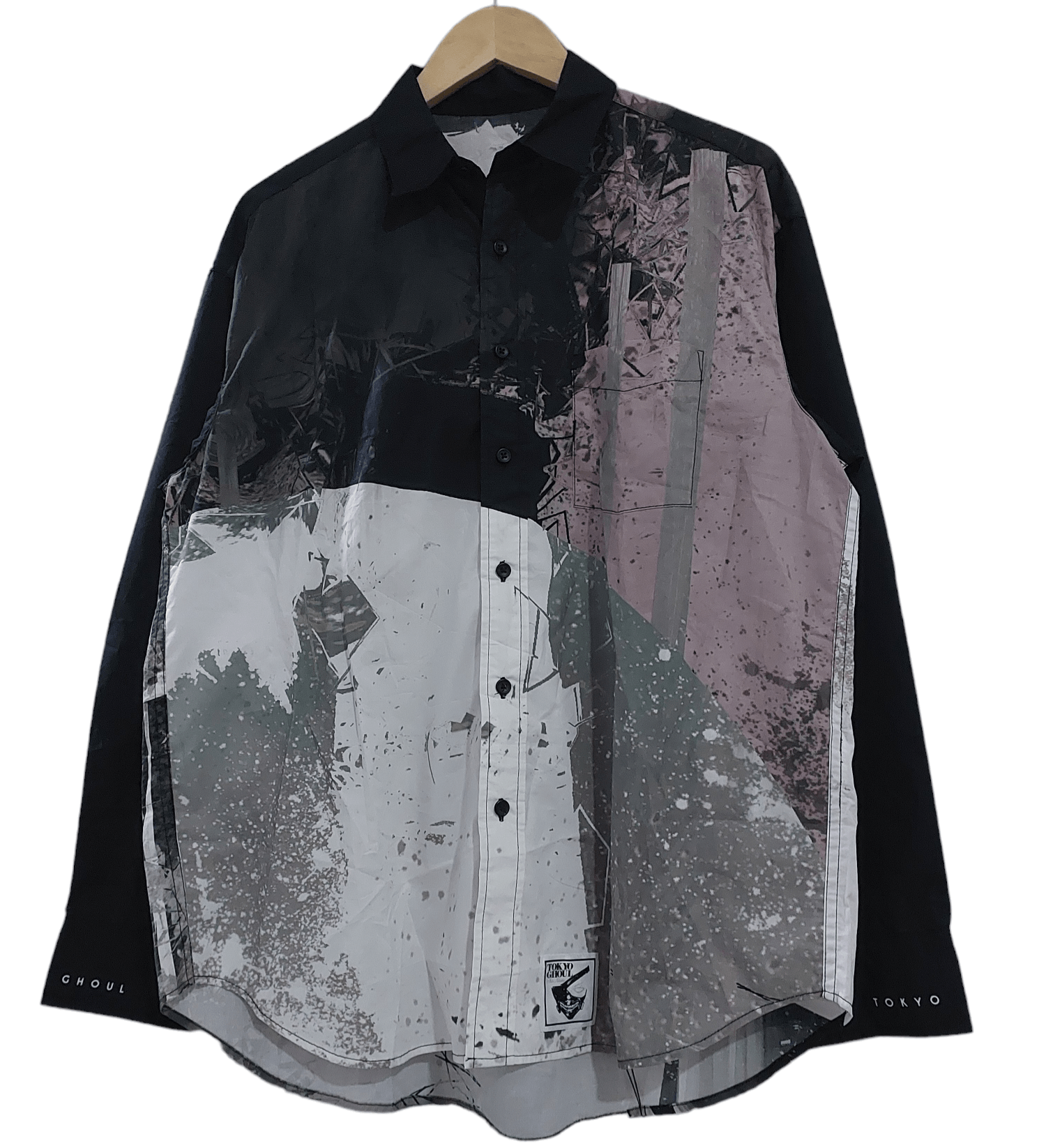 Anime VERY RARE TOKYO GHOUL FULL PRINT LONG SLEEVE SHIRT Size US M / EU 48-50 / 2 - 2 Thumbnail