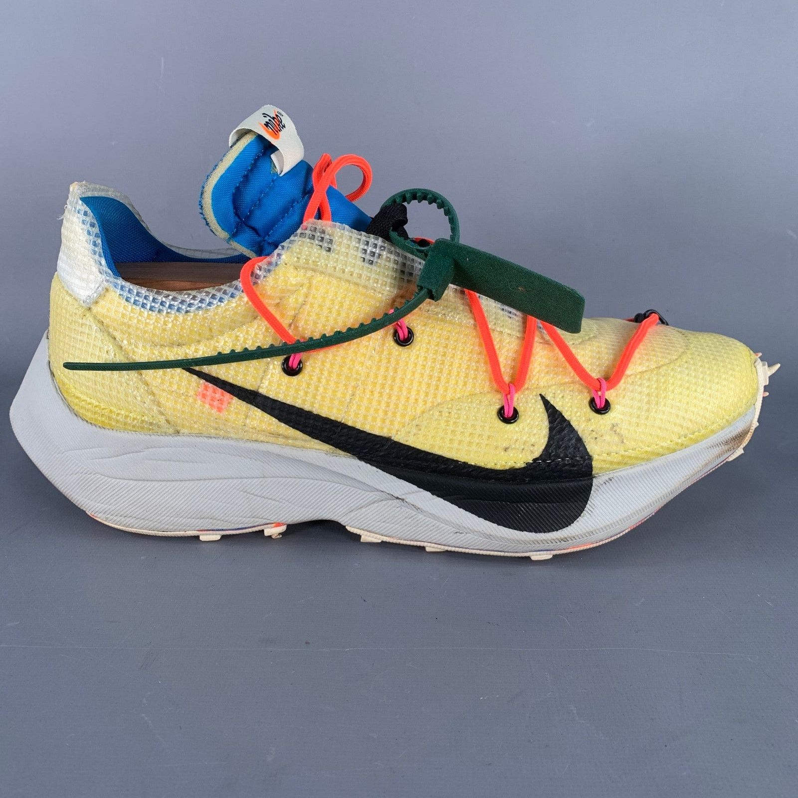 Off-White OFF-WHITE Vapor Street Black Color Block Lace-Up Sneakers Size US 12 / IT 42 - 2 Thumbnail