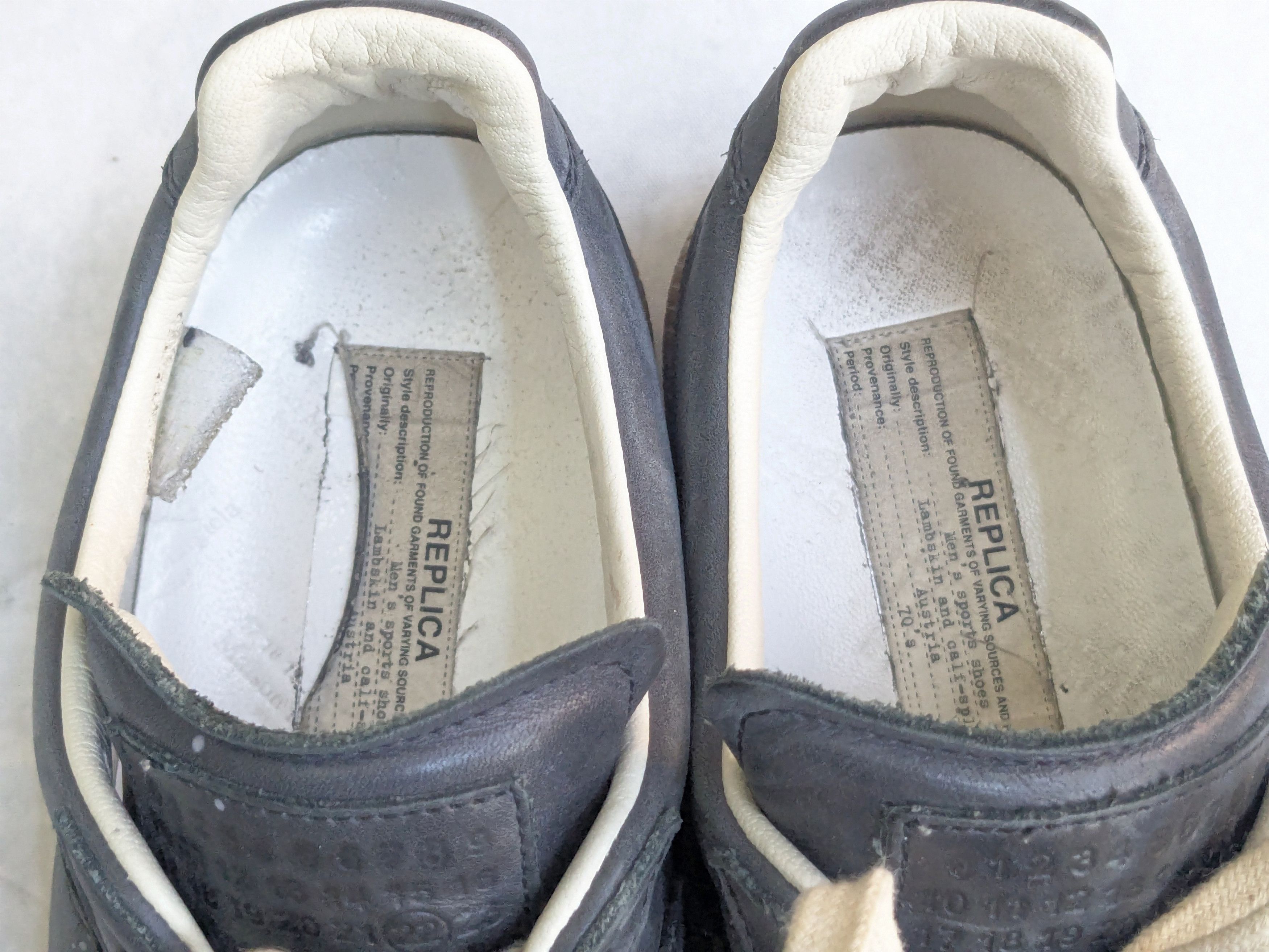 Maison Margiela Maison Margiela GAT Replica Paint Splatter 11 44 Black Gum Size US 11 / EU 44 - 3 Thumbnail