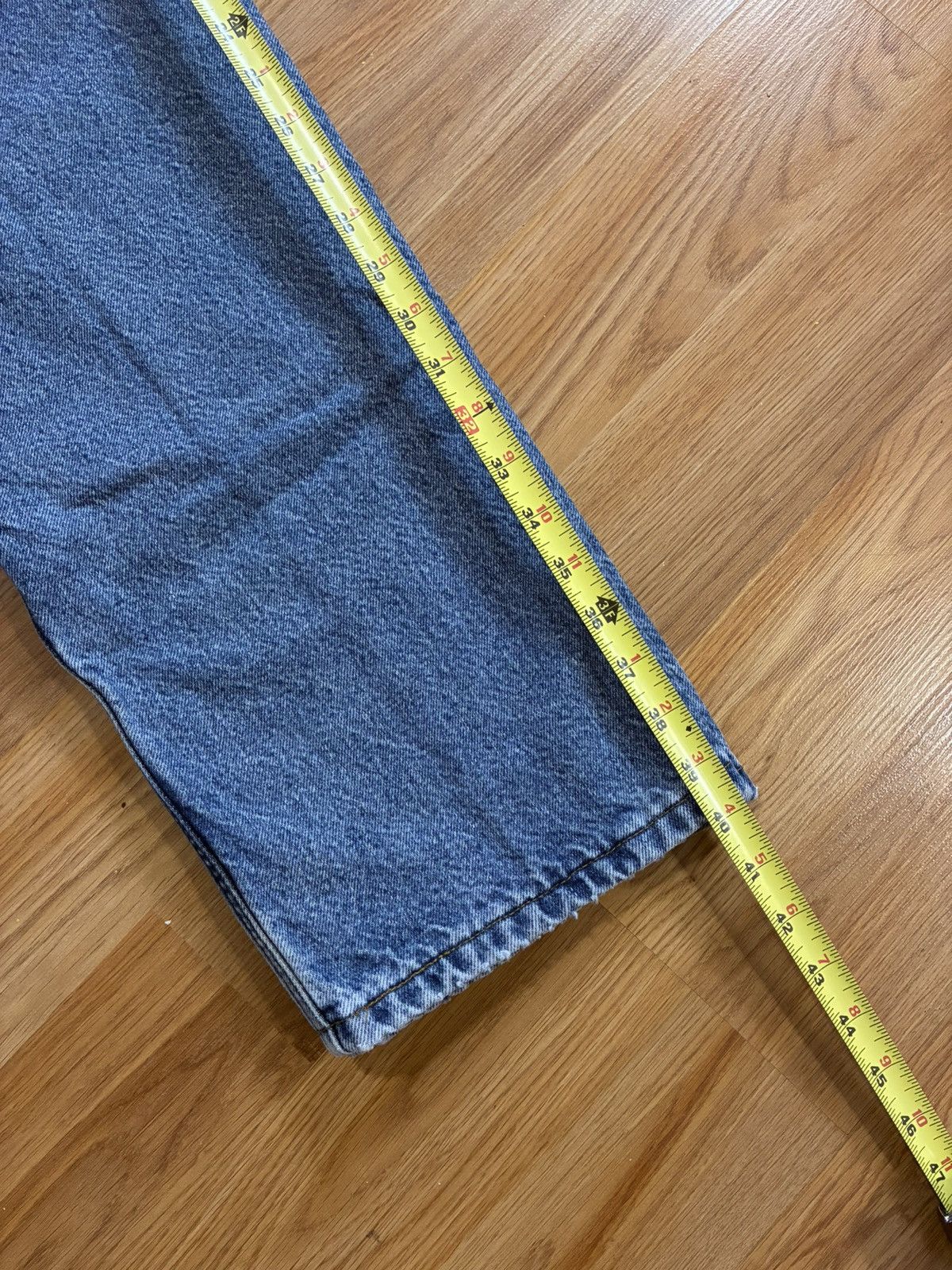 Carhartt 34x30 - Vintage Carhartt Flannel Lined Denim Jeans B21-DST Size US 34 / EU 50 - 17 Thumbnail
