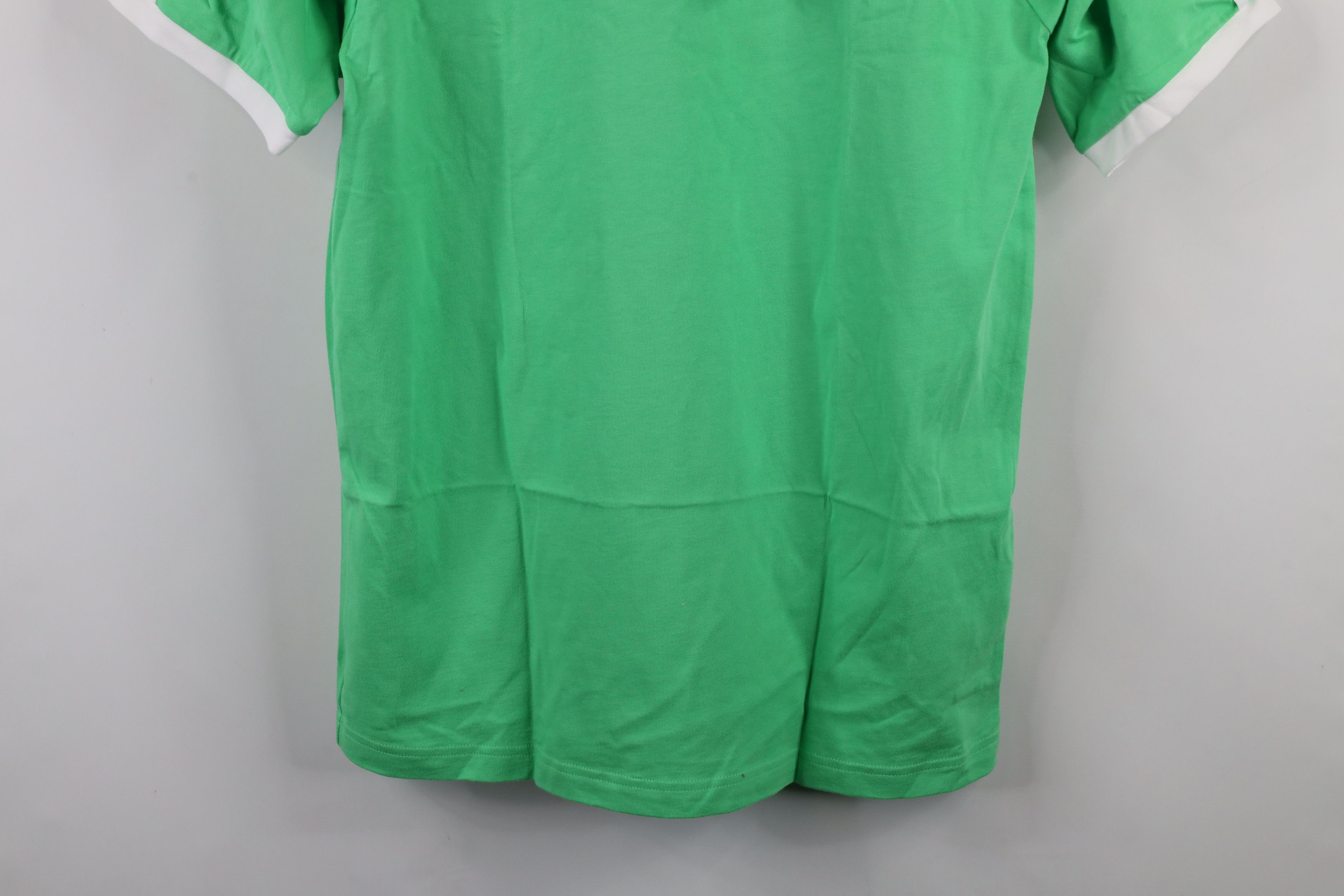 Adidas New Adidas Trefoil Striped Short Sleeve Ringer T-Shirt Green Size US M / EU 48-50 / 2 - 3 Thumbnail