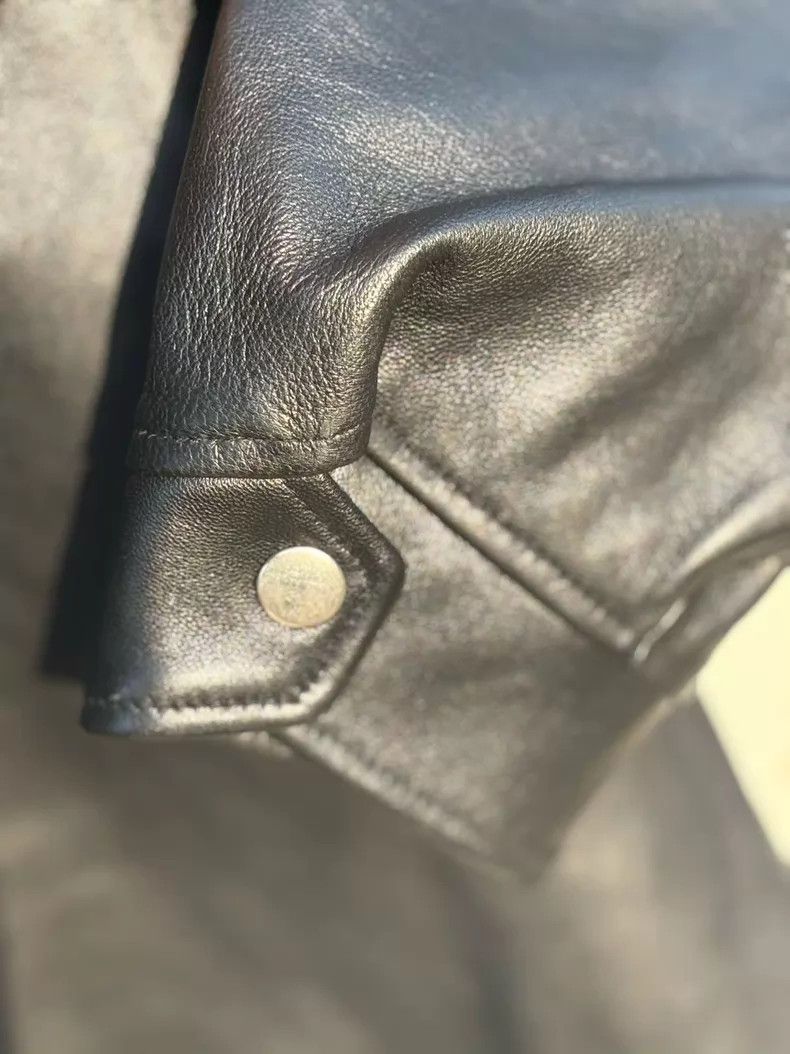Schott Schott Leather coat Size US L / EU 52-54 / 3 - 5 Thumbnail