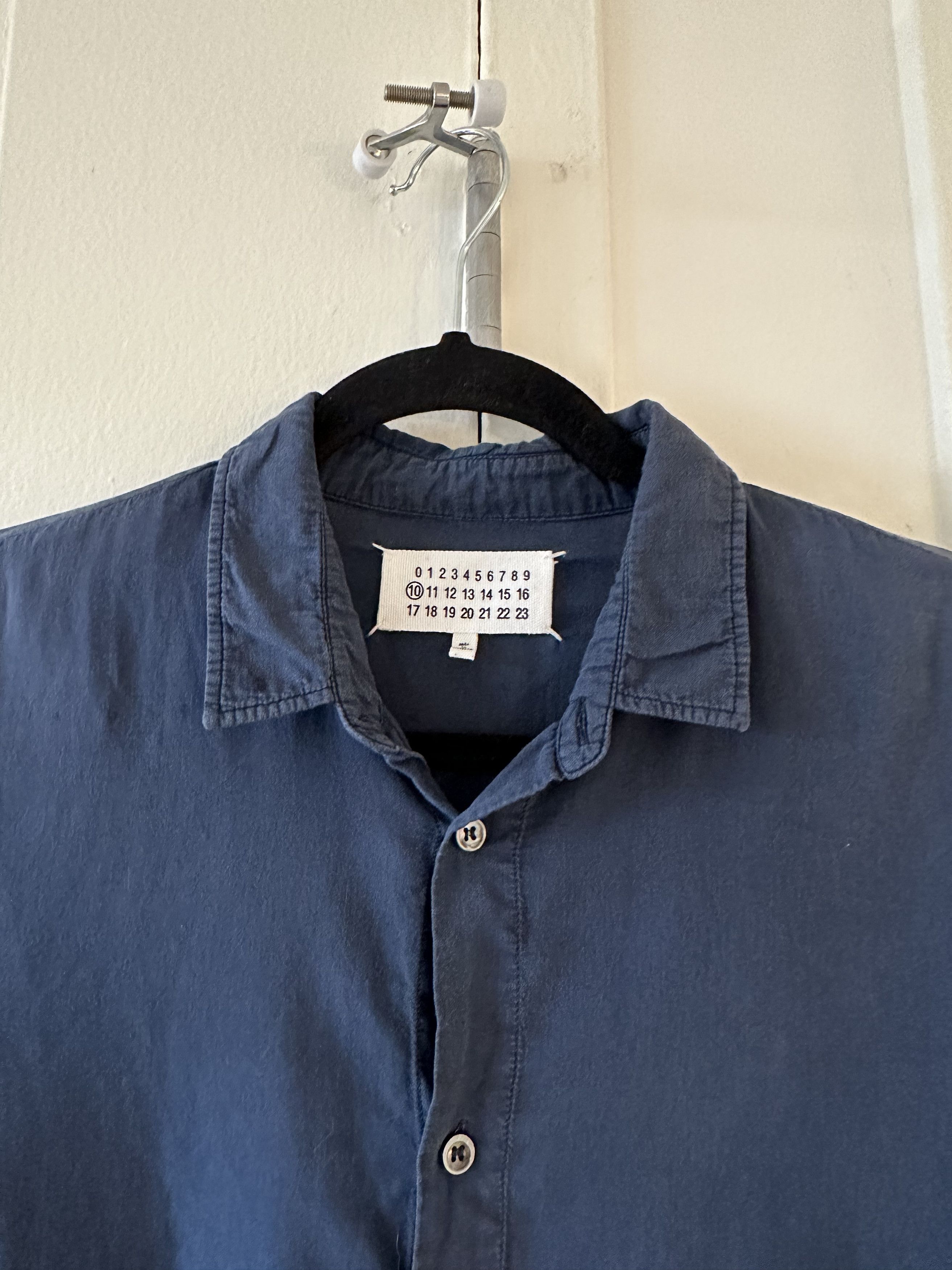 Maison Margiela Maison Margiela Short Sleeve Button Up Shirt Size US L / EU 52-54 / 3 - 2 Thumbnail
