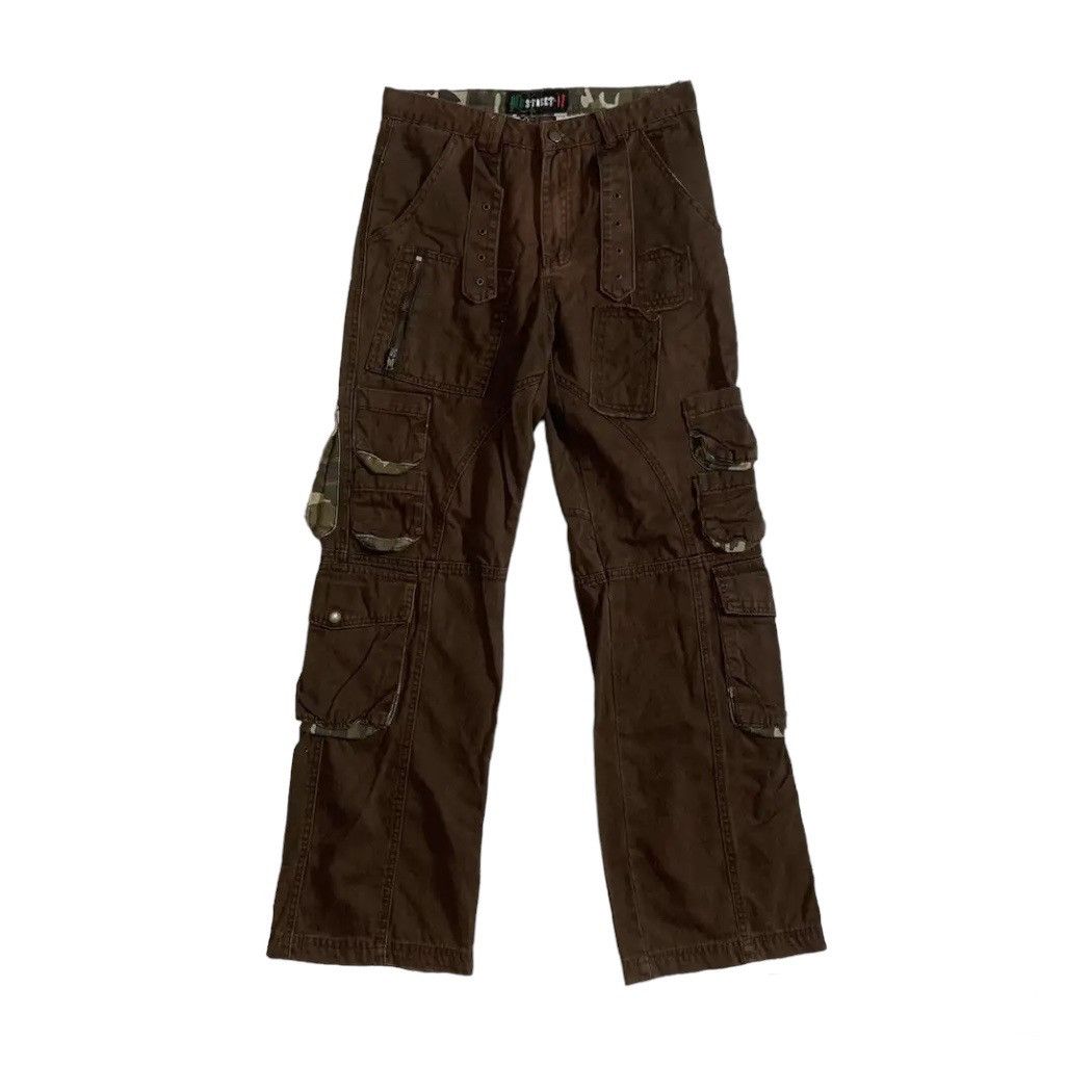 image of Avant Garde x If Six Was Nine Japanese Vintage Multipocket Parachute Cargo Pants in Brown (Size 29)