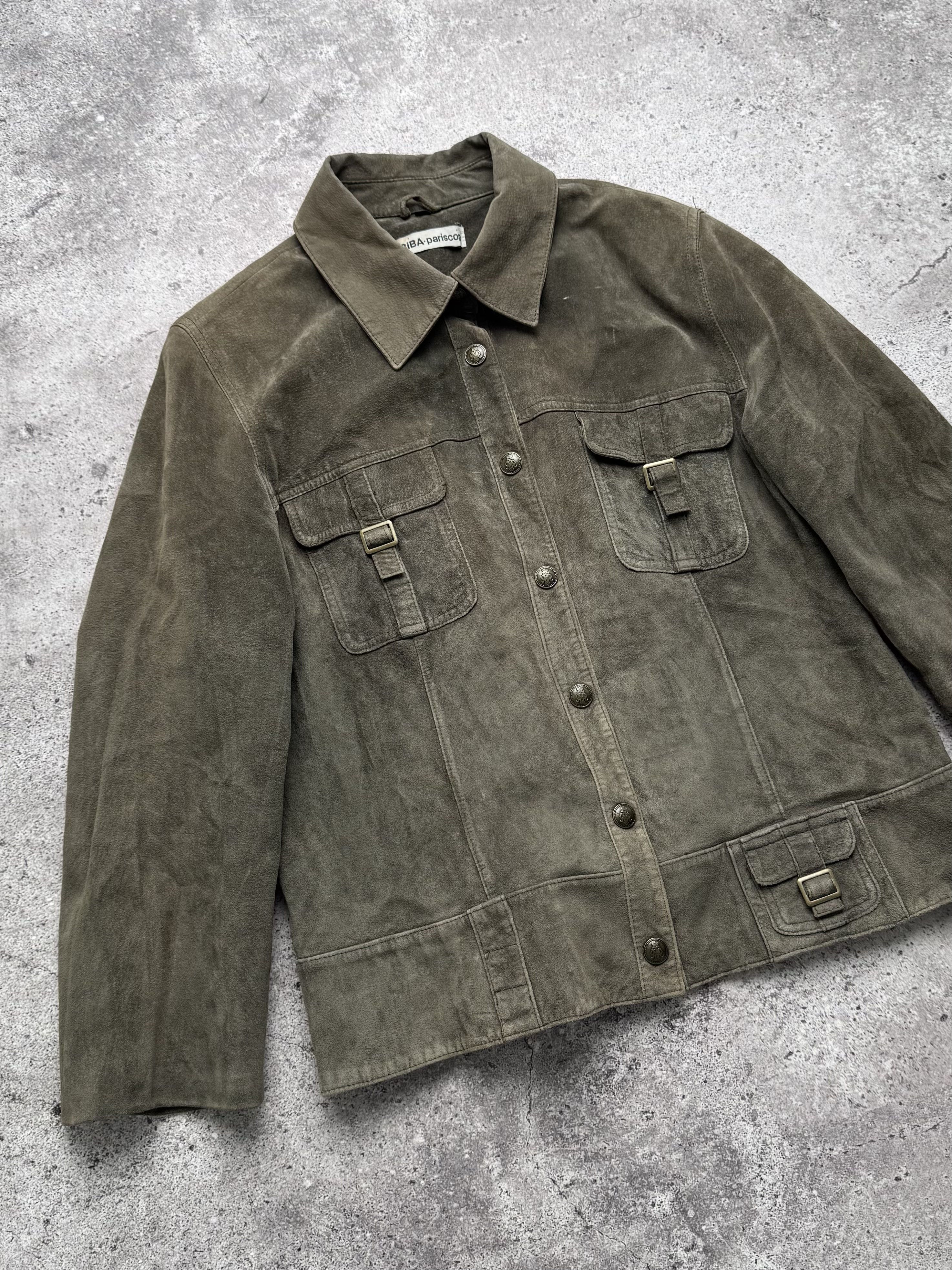 Vintage Vintage Leather Jacket With Pockets C5(V410) Size L / US 10 / IT 46 - 2 Thumbnail