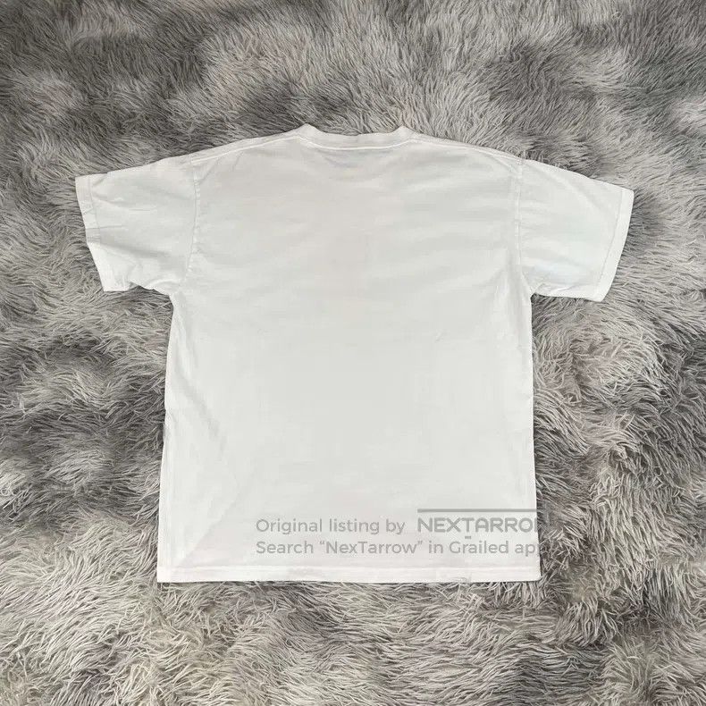 Balenciaga Balenciaga White Embroidered Logo Short Sleeve T-Shirt Size US L / EU 52-54 / 3 - 2 Thumbnail
