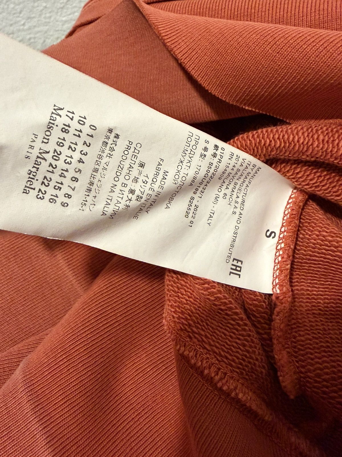 Maison Margiela Maison Margiela Logo-Print Oversized Sweatshirt Size US S / EU 44-46 / 1 - 6 Thumbnail