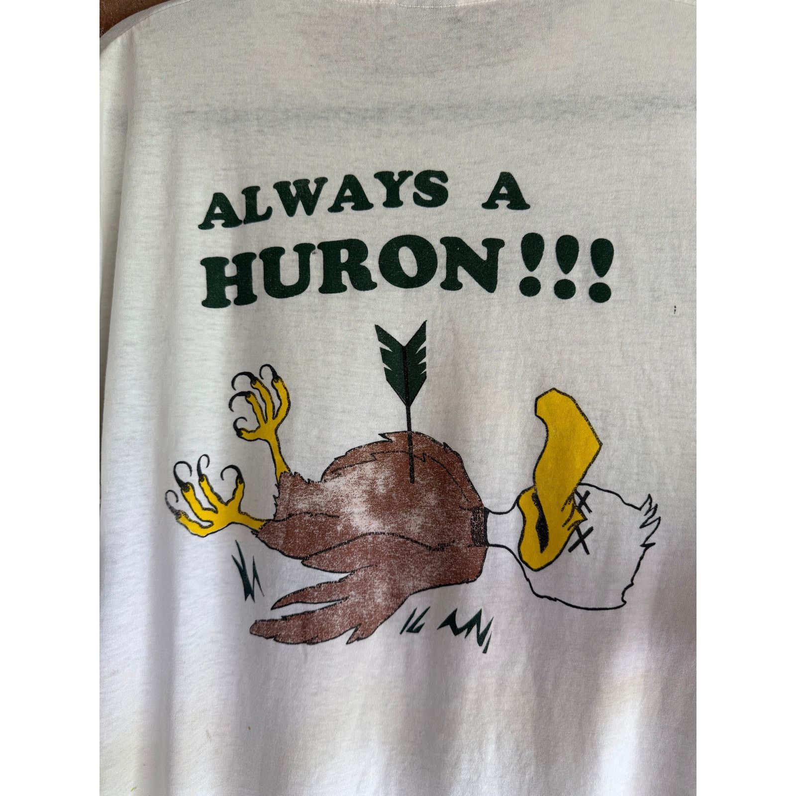 Vintage Vintage Huron Eagles Tee USA Single Stitch XL Size US XL / EU 56 / 4 - 6 Thumbnail