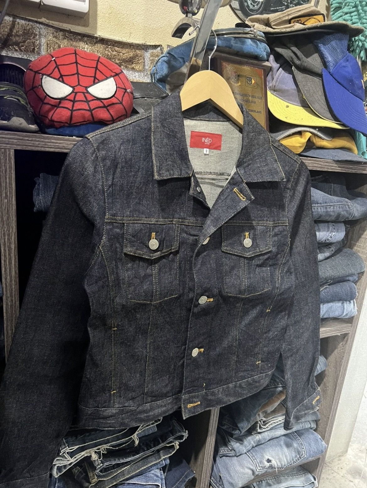 Yohji Yamamoto 🔥Inéd Jeans Yohji Yamamoto Denim Jacket Size S / US 4 / IT 40 - 11 Thumbnail