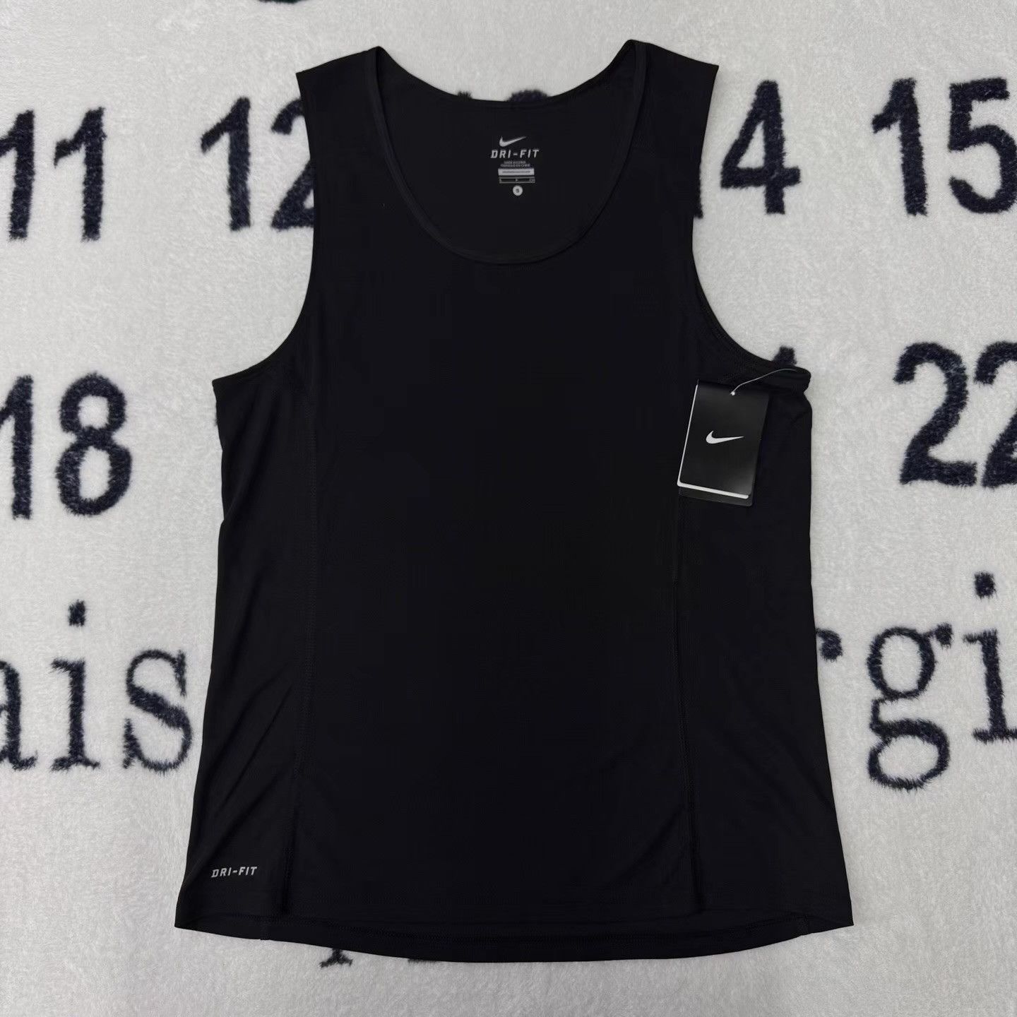 Nike Nike Black Marathon Reflective Singlet Q10 Size US S / EU 44-46 / 1 - 1 Thumbnail