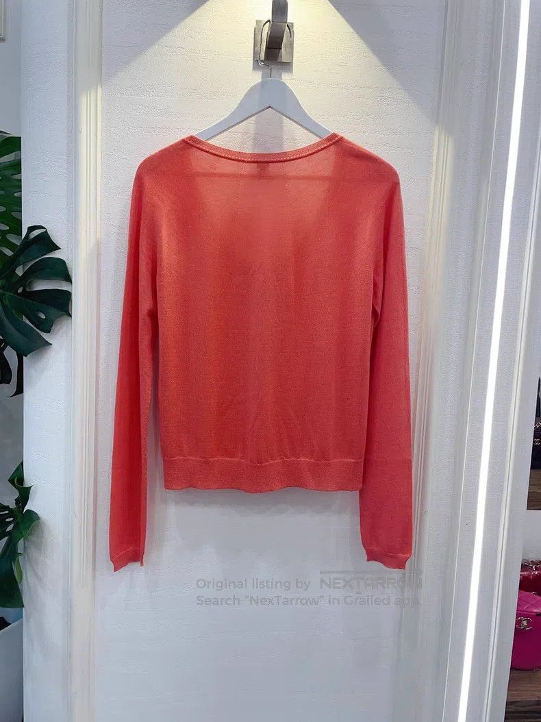 Hermes Hermes Cashmere knitted cardigan Size S / US 4 / IT 40 - 2 Thumbnail