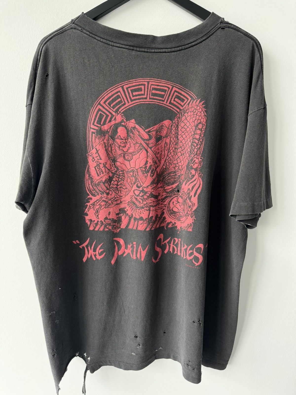 Vintage VINTAGE 1992 SICK OF IT ALL THE PAIN STRIKES T SHIRT FADED Size US XL / EU 56 / 4 - 8 Thumbnail